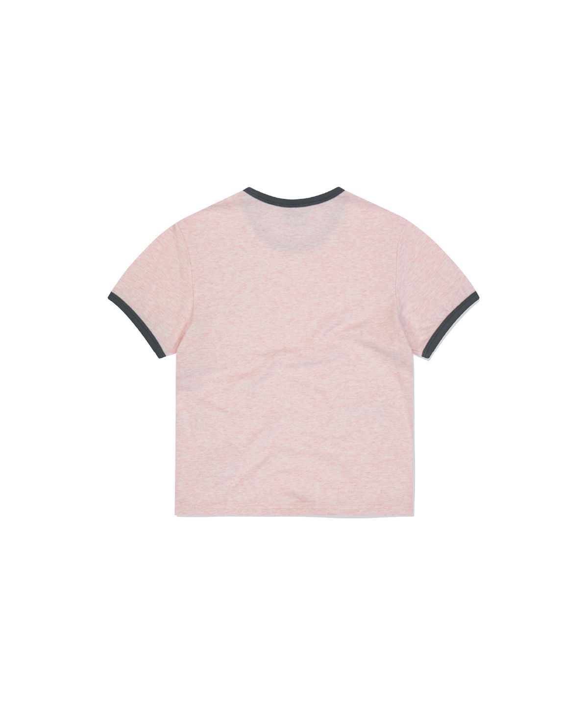 썬러브투어(SUNLOVETOUR) [STITCH] W Wappen Ringer Tee Heather Pink