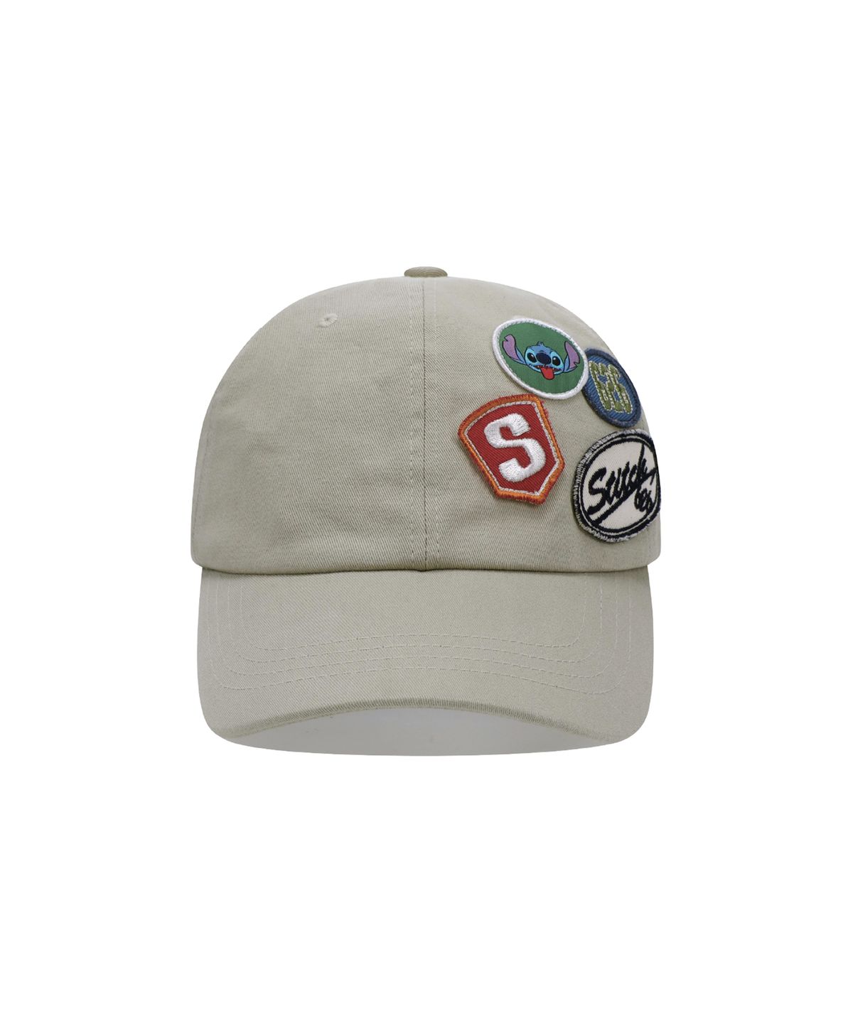 썬러브투어(SUNLOVETOUR) [STITCH] Wappen Cap Beige
