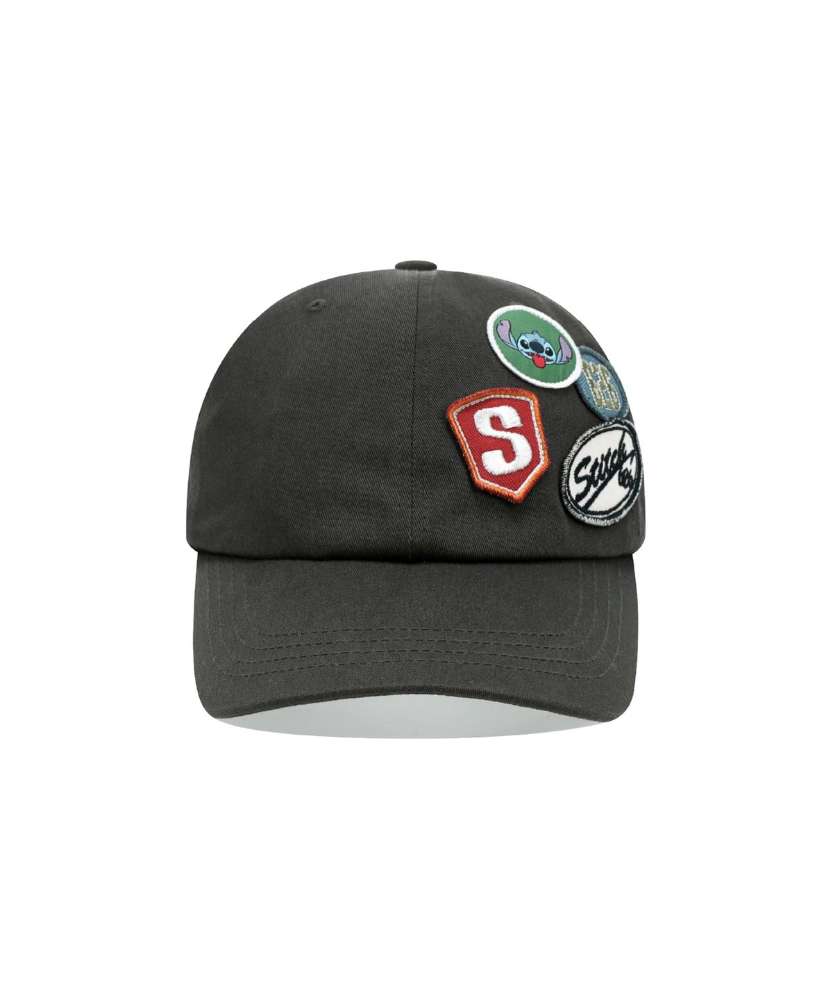 썬러브투어(SUNLOVETOUR) [STITCH] Wappen Cap Charcoal