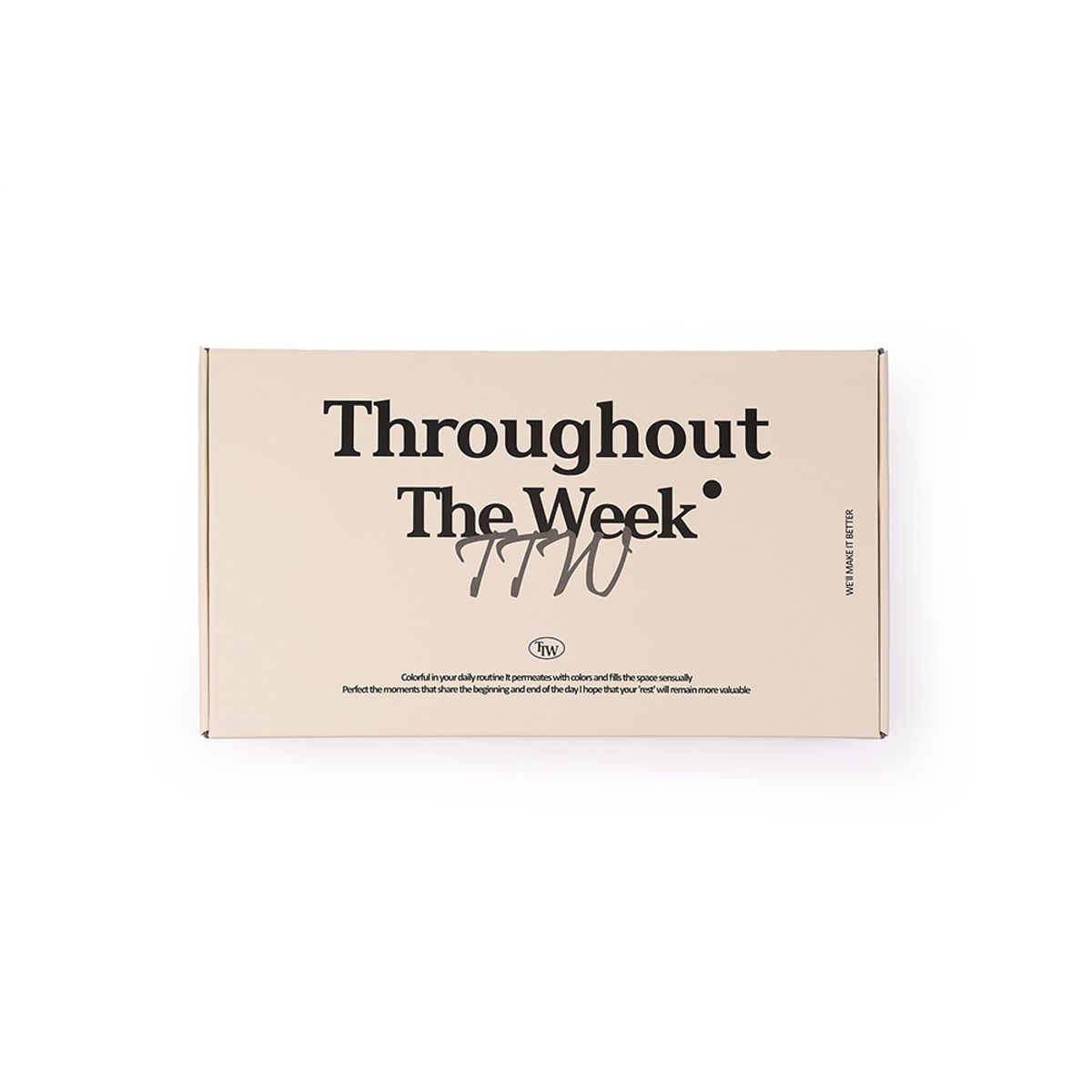 티티더블유(TTW) [선물패키지] 시그니처 탠저린 250g 모달 수건 5P