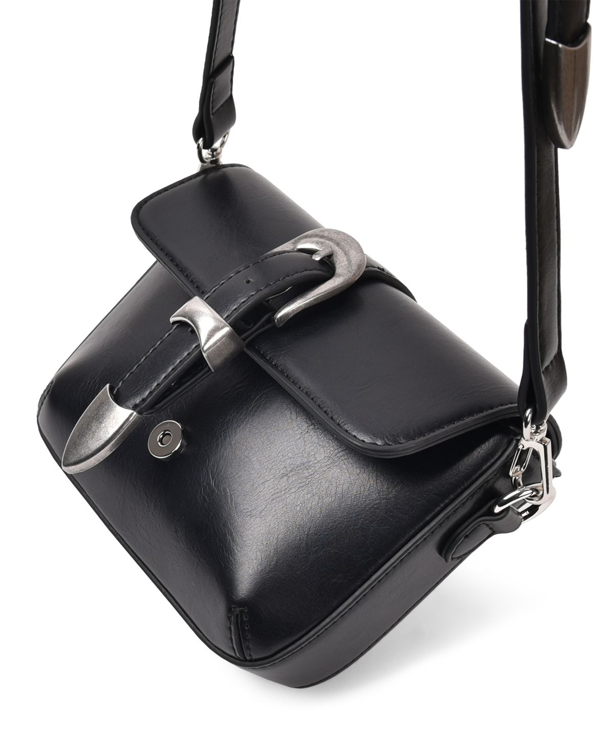 논오버스틱(NONOVERSTIC) Western Belt Bag Black