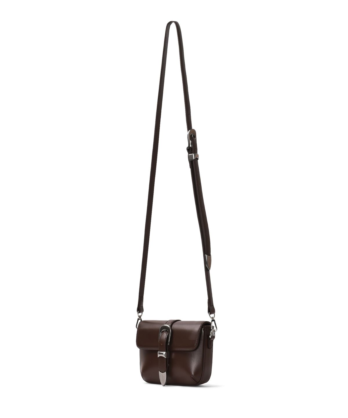 논오버스틱(NONOVERSTIC) Western Belt Bag Chocolate
