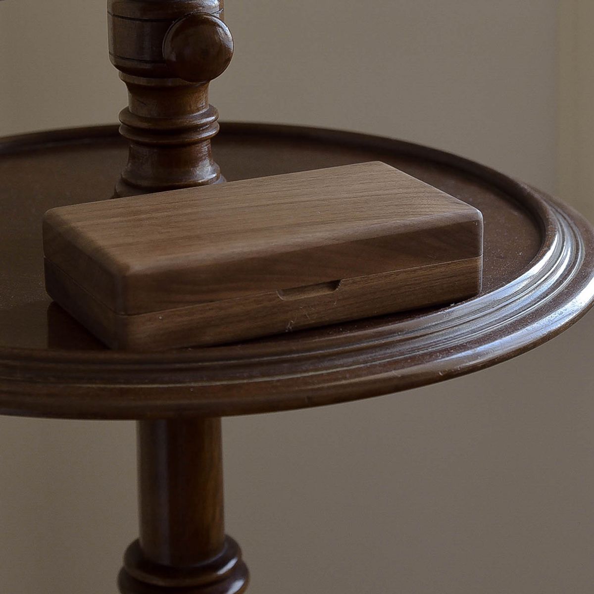 레트로핑거(RETROFINGER) 월넛 컴팩트 주얼리 보석함 #Compact wood jewerly box