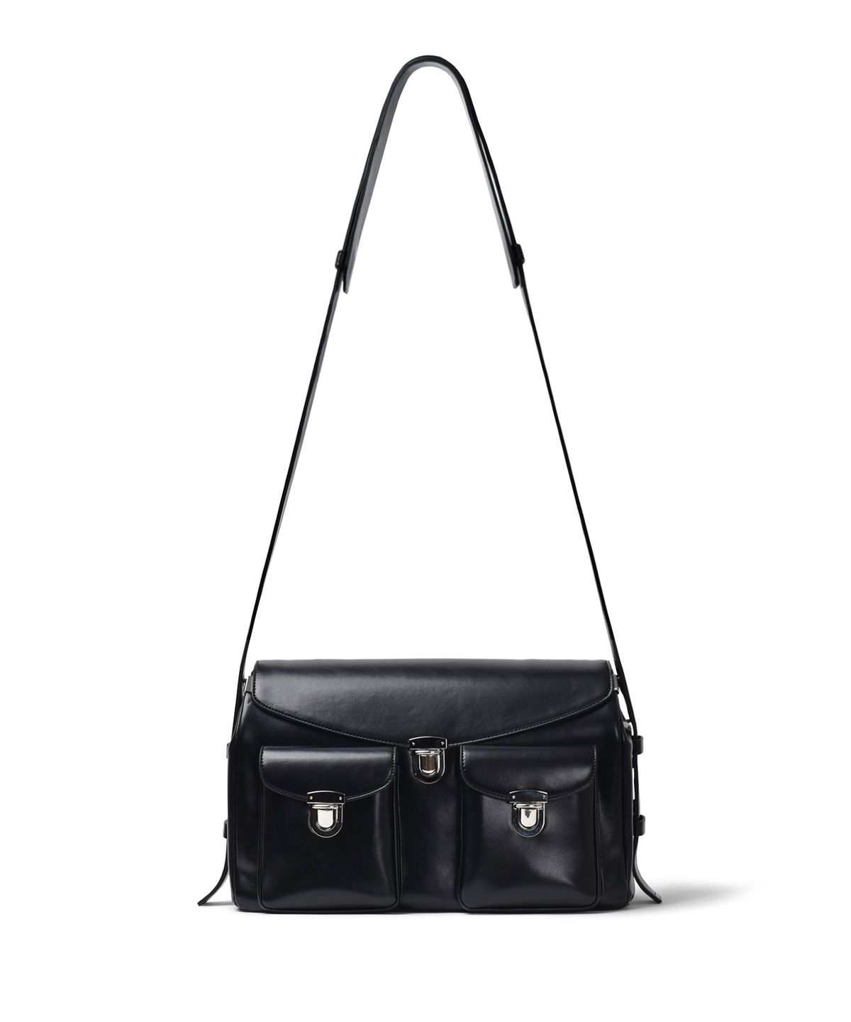 논오버스틱(NONOVERSTIC) Postman Bag Black