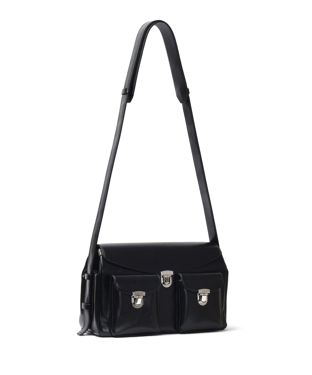 논오버스틱(NONOVERSTIC) Postman Bag Black