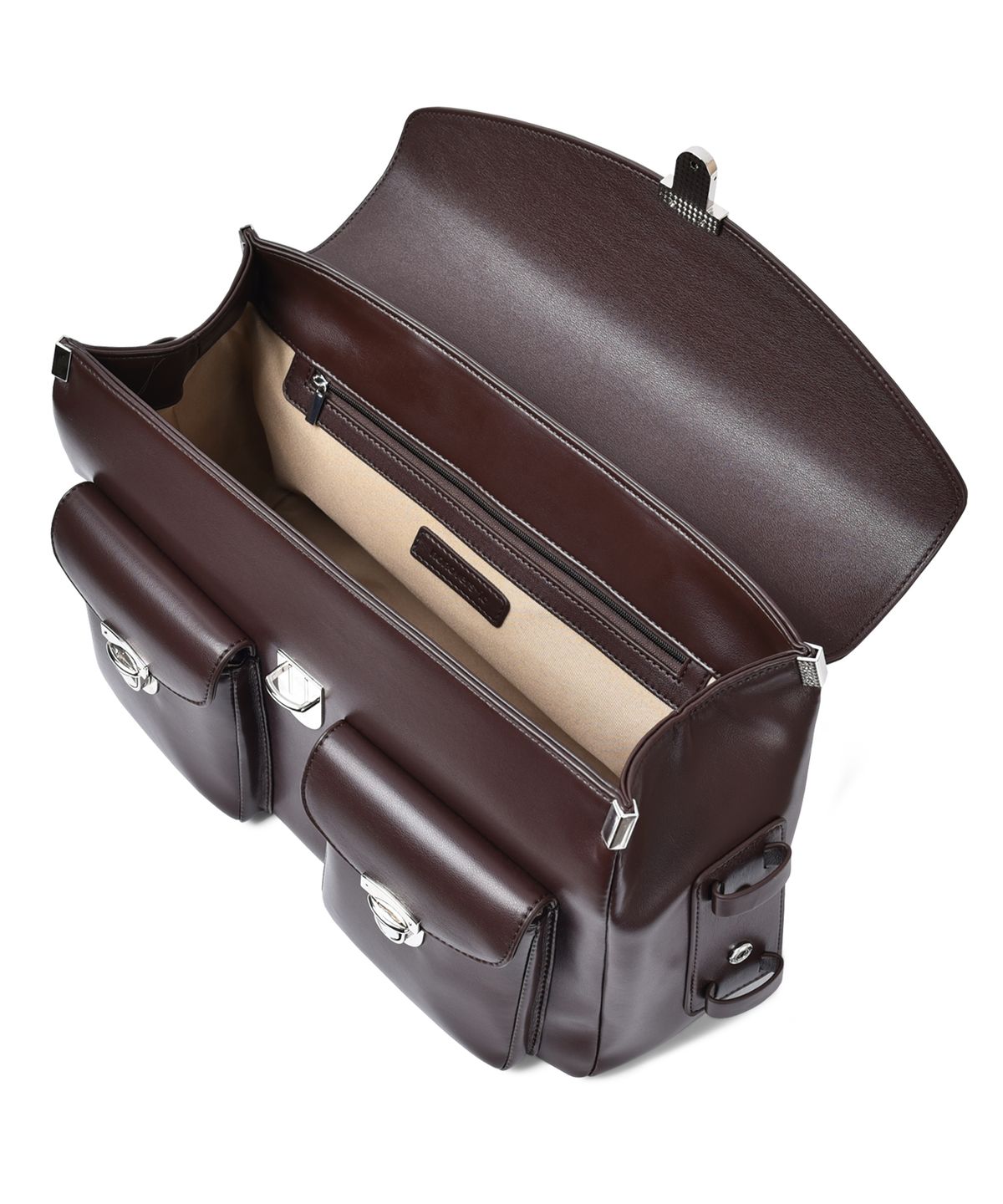 논오버스틱(NONOVERSTIC) Postman Bag Chocolate