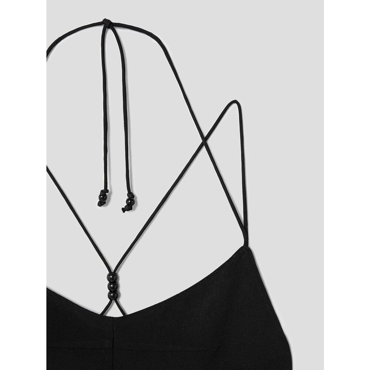 앙개(ANGGAE) Slip Dress  Black