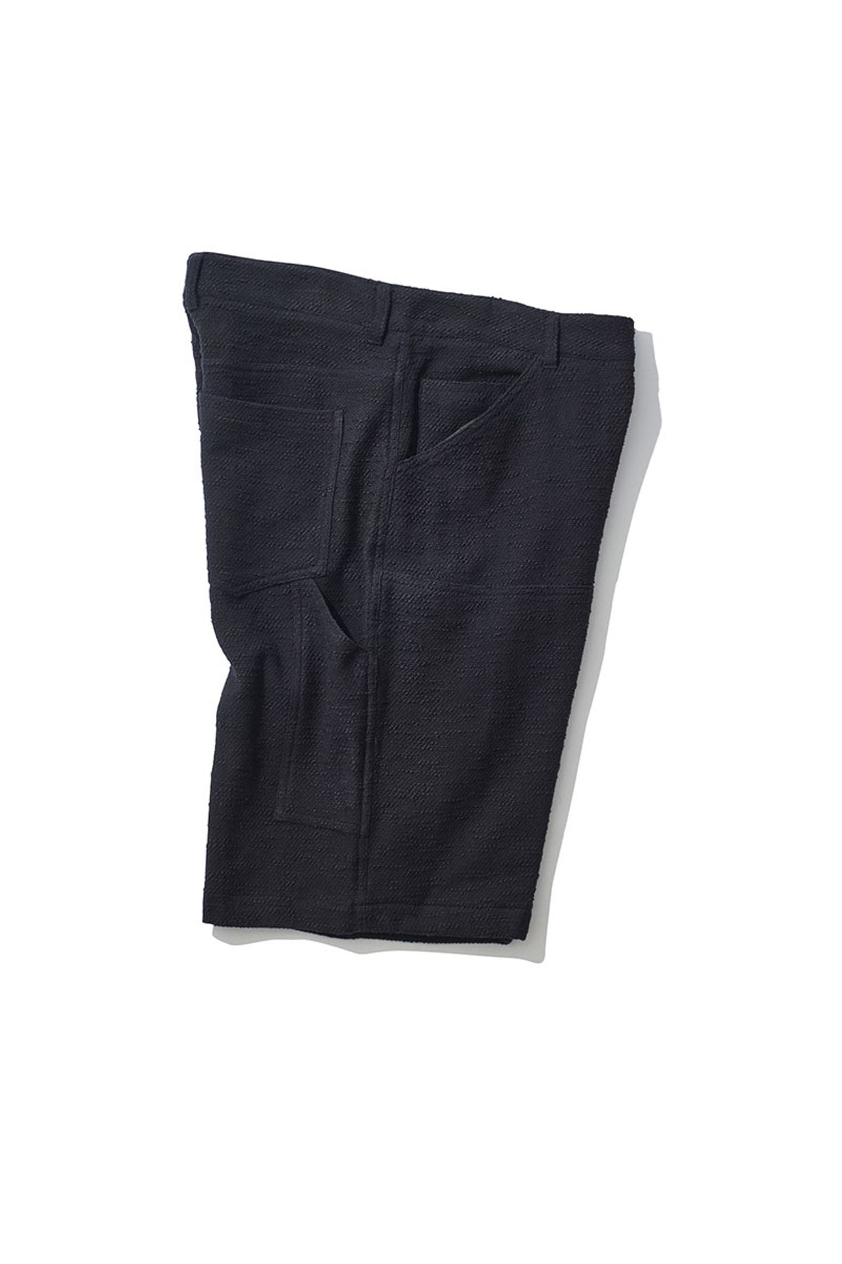 인투더스크(INTODUSK) [INTODUSK] TWEED EDGE REINFORCED SHORTS - BLACK