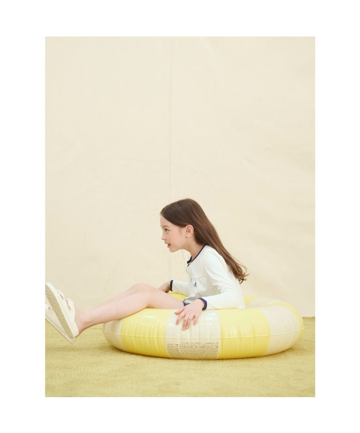 빈폴 키즈(BEANPOLE KIDS) 여아 원피스형 수영복&가디건 세트  네이비 (BI5441G07R)