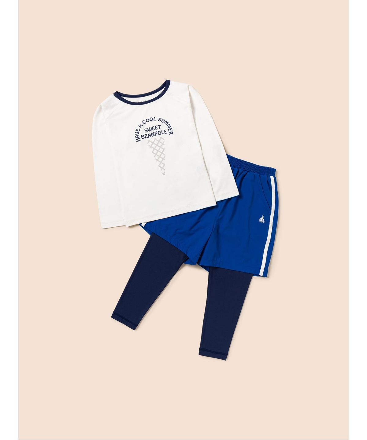 빈폴 키즈(BEANPOLE KIDS) 남아 래시가드 세트  아이보리 (BI5441U120)