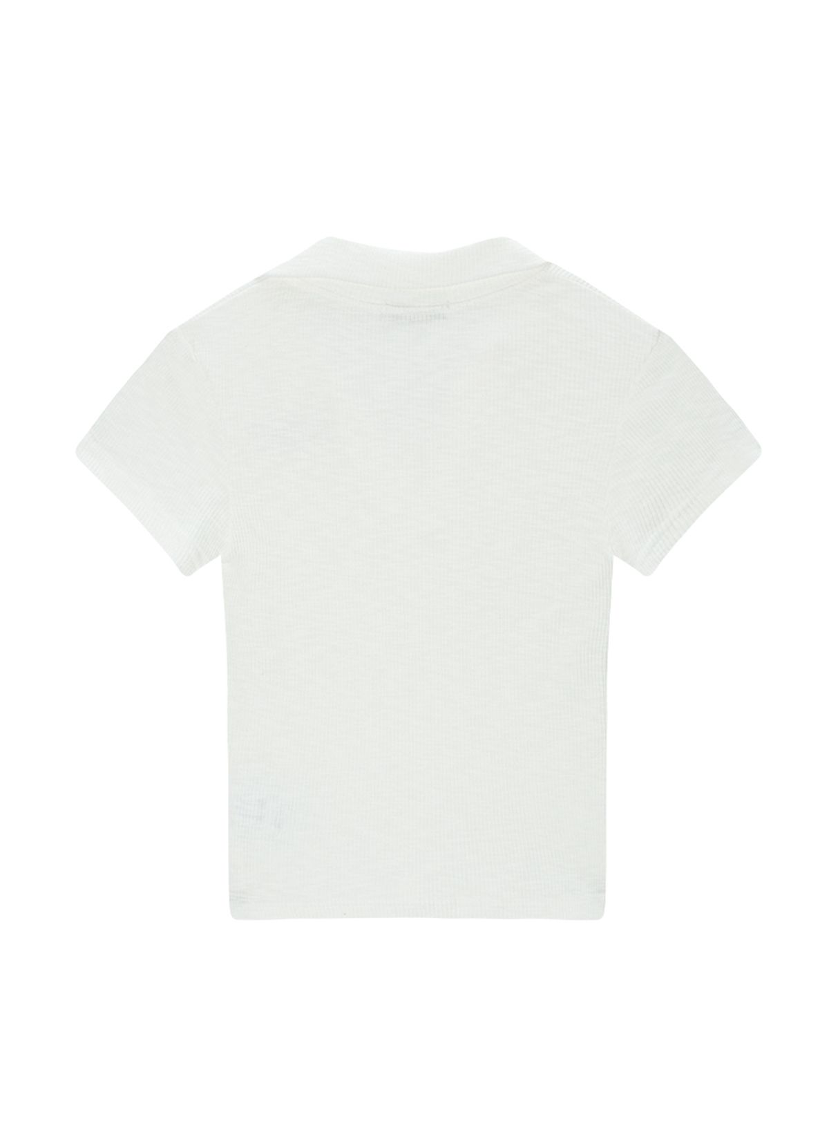 애즈온(ASON) HALF IVY COLLAR TEE / WHITE