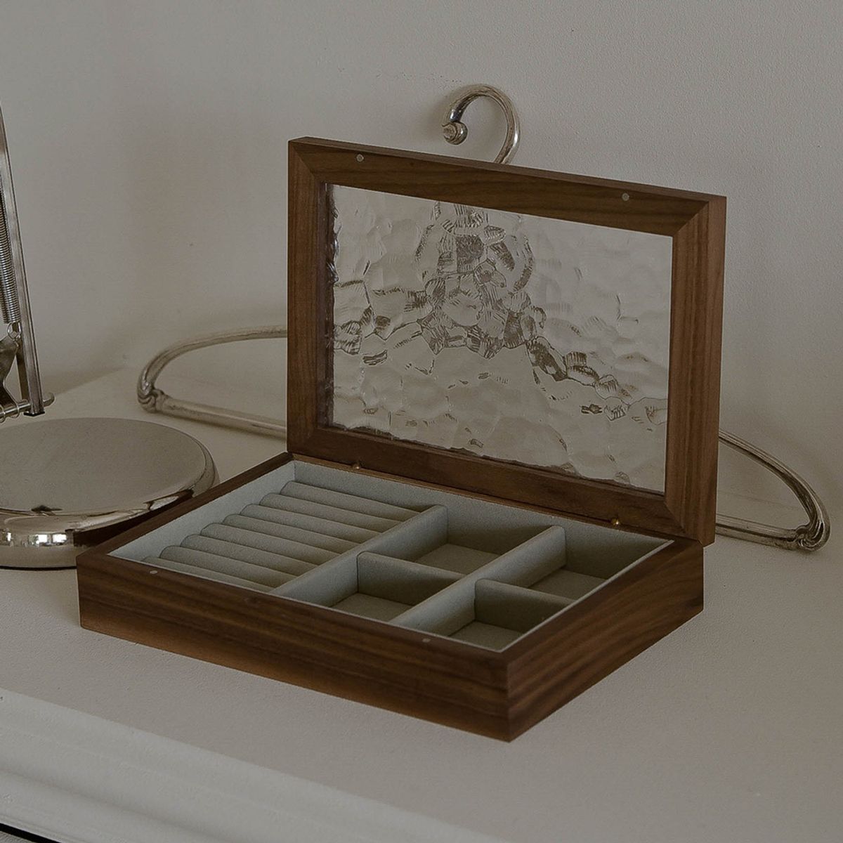 레트로핑거(RETROFINGER) 클라우드 유리 보석함 #Cloud glass jewerly box