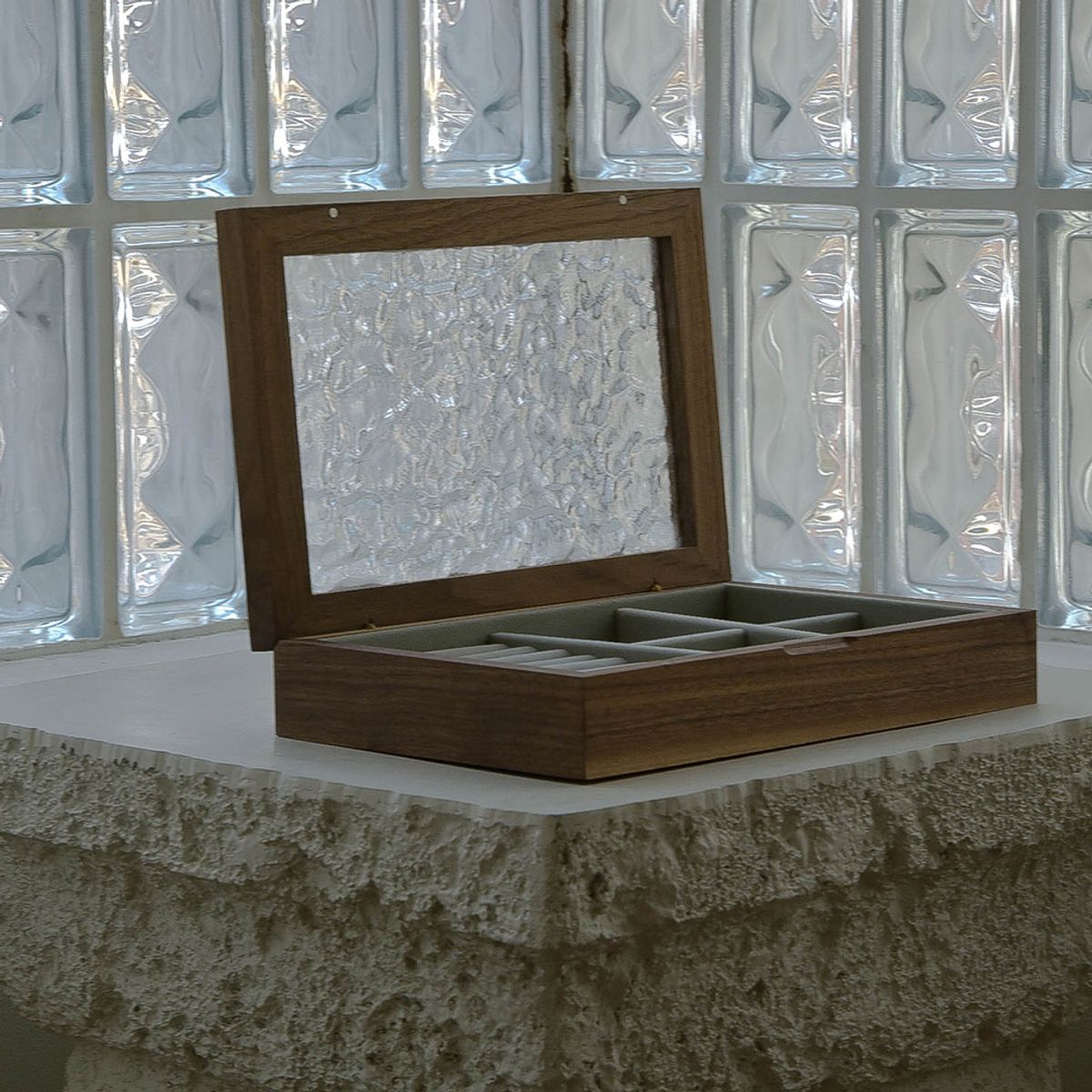 레트로핑거(RETROFINGER) 클라우드 유리 보석함 #Cloud glass jewerly box