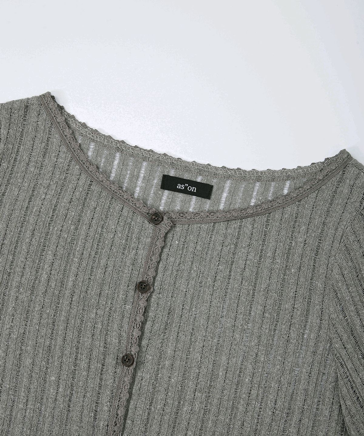 애즈온(ASON) ROTA VINTAGE CARDIGAN / KHAKI