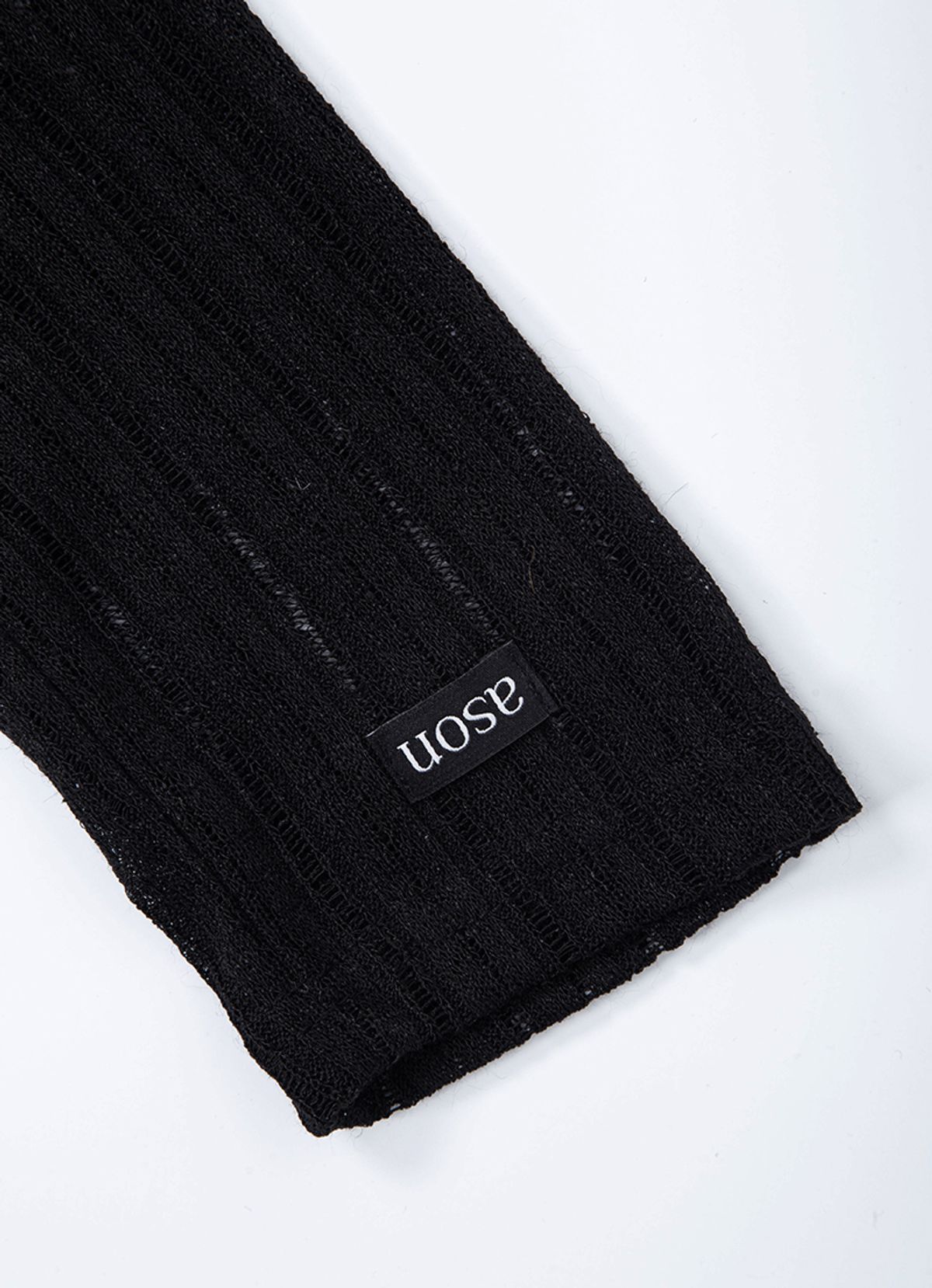 애즈온(ASON) ROTA VINTAGE CARDIGAN / BLACK