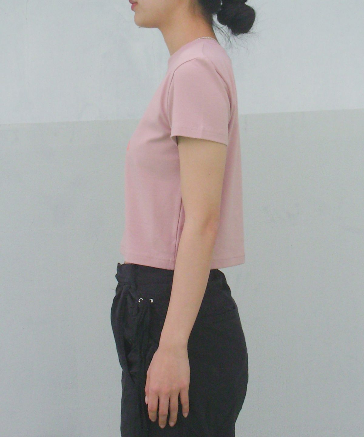 크루치(KRUCHI) LTM Crop T-shirt (INDIE PINK)