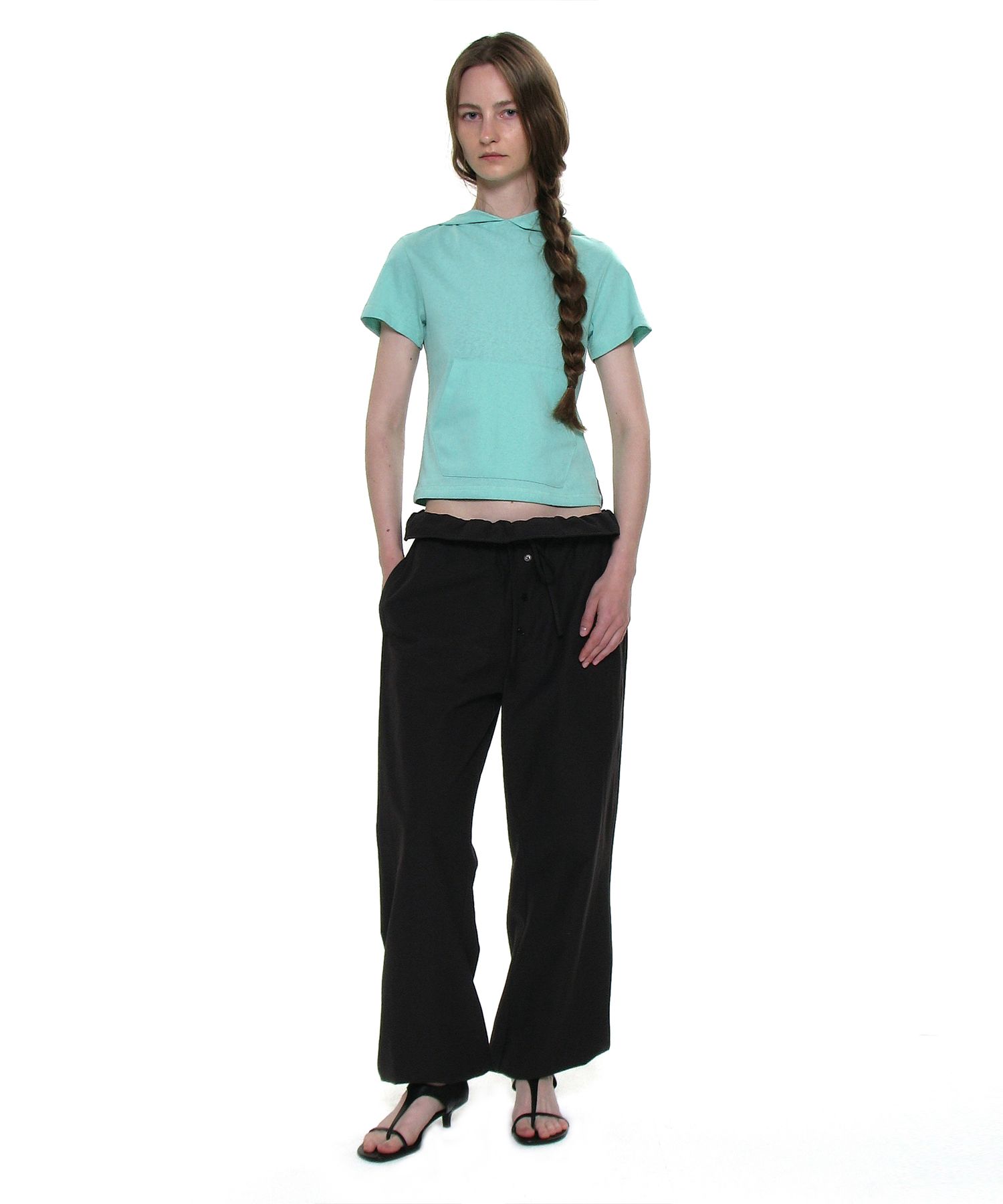 MUSINSA | PARTIMENTO WOMEN Two-Way Frill Turnover Waist