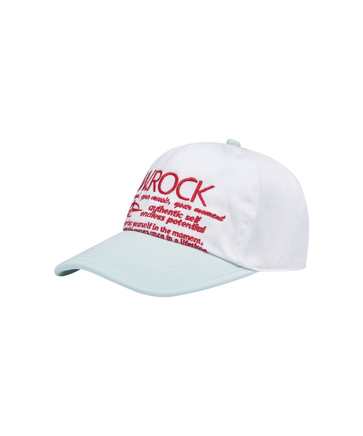 와일드락(WILDROCK) W.ROCK Color Combination Ball cap_WH/MINT
