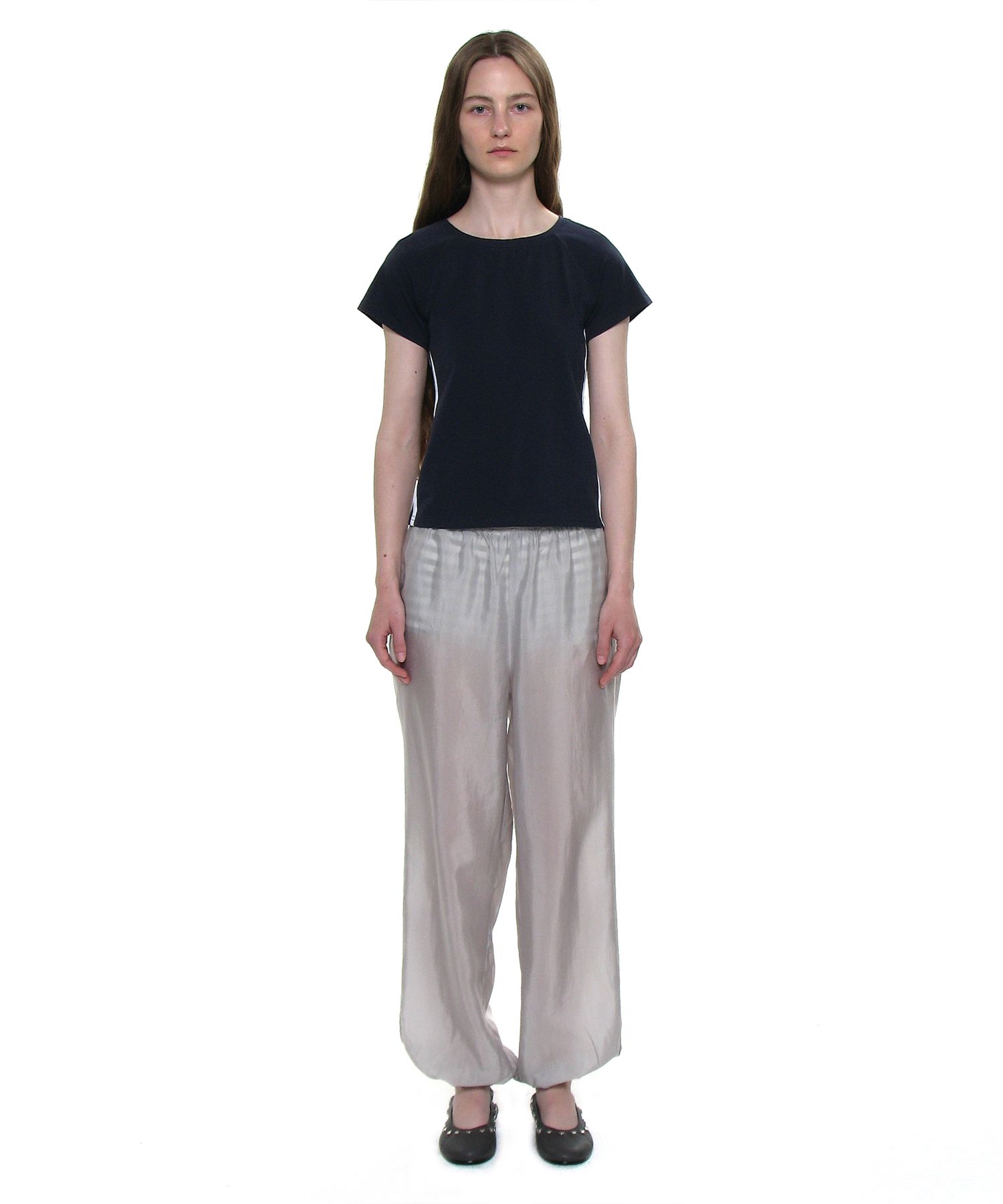MUSINSA | PARTIMENTO WOMEN Numbering Printed Tee_Navy