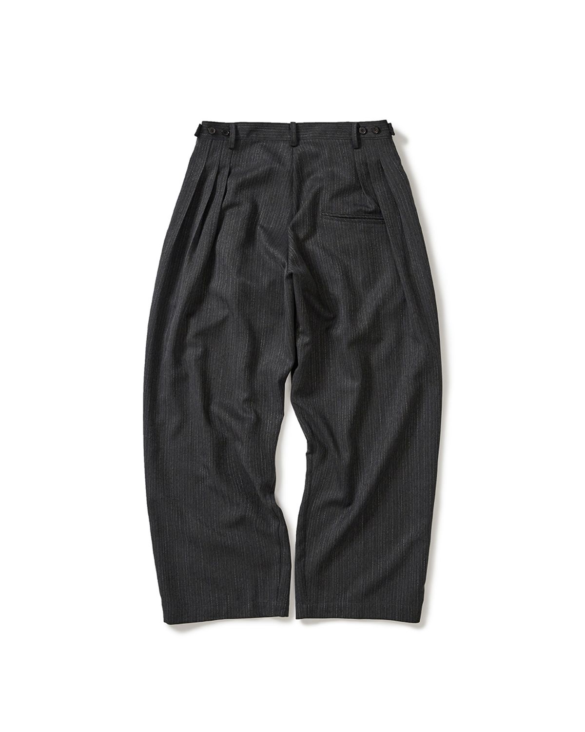 카락터(KARACTOR) Herringbone pleat pants / Charcoal