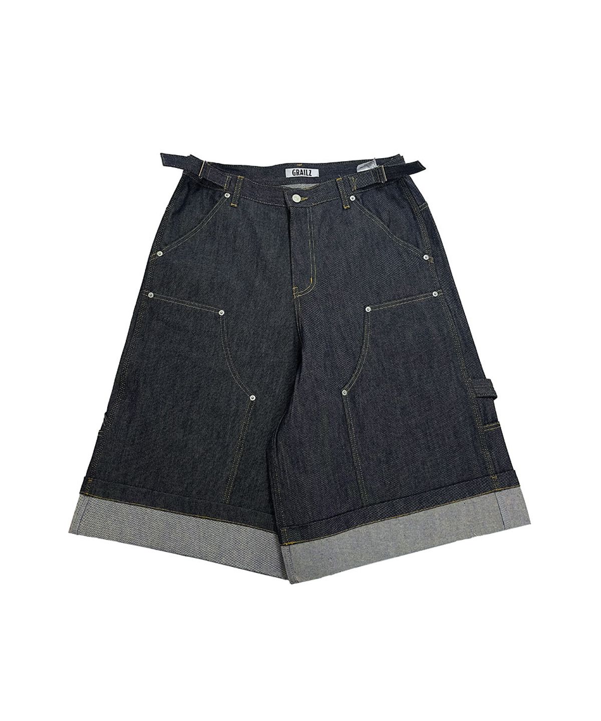 그레일즈(GRAILZ) [GRAILZ X KOIN SEOUL] CARPENTER BERMUDA DENIM PANTS [INDIGO]