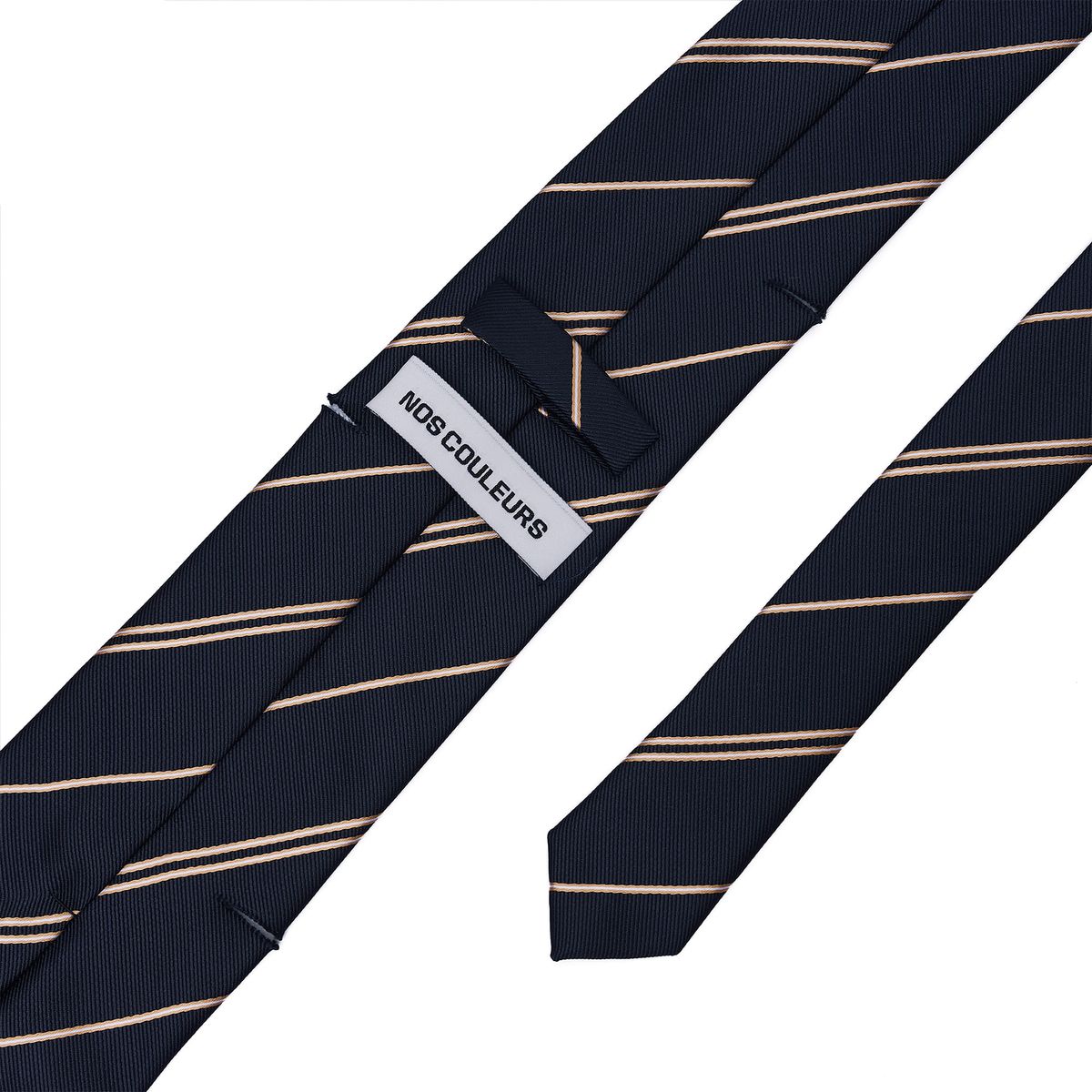 노쿨러스(NOSCOULEURS) SLASH TIE NAVY