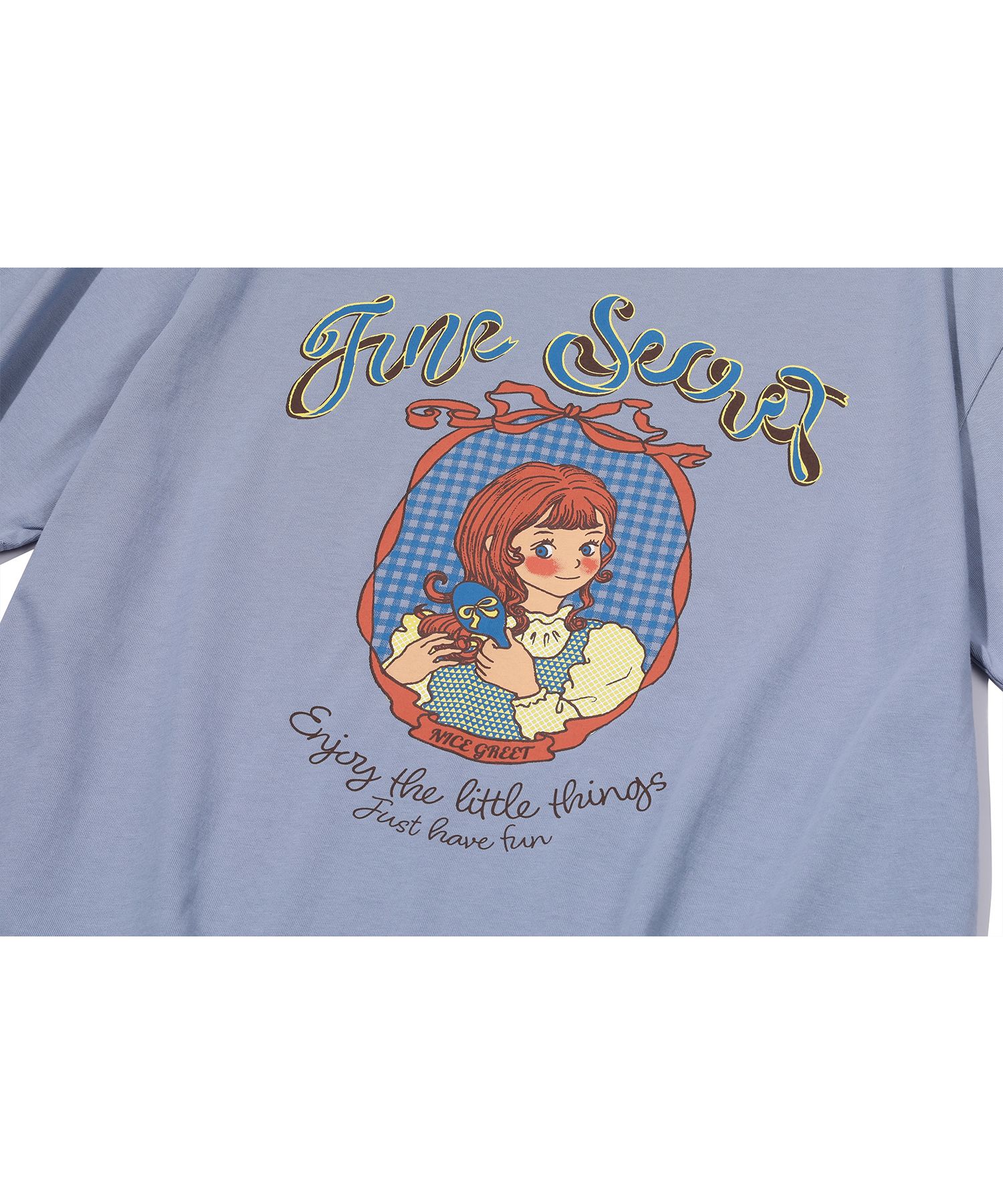 [CPGN STUDIO]★25SS★韓国人気★SECRET GIRL SHORT SLEEVE TEE MUSINSA | CPGN STUDIO Secret Girl Short Sleeve T-shirt Blue