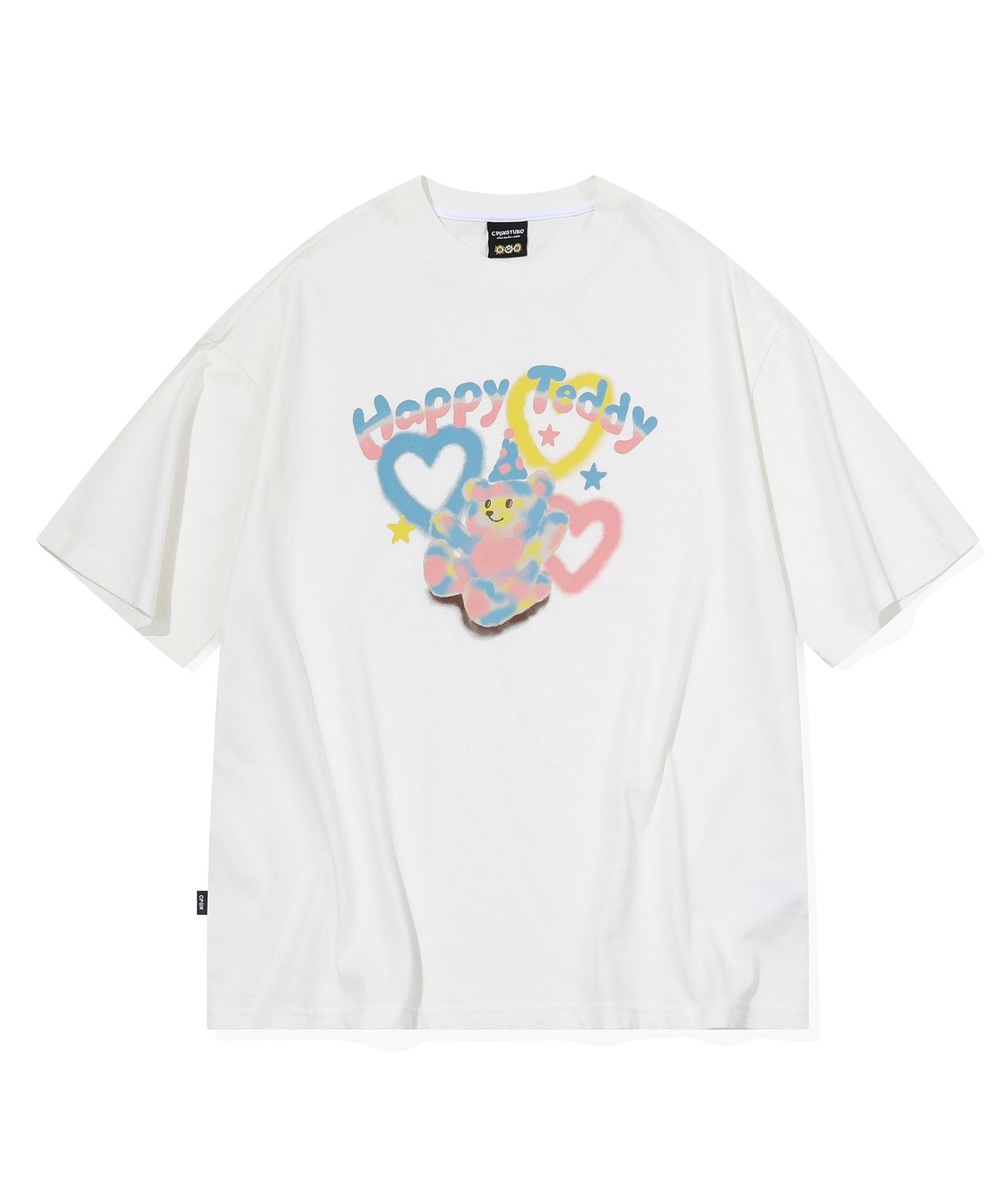 CPGN STUDIOのBlush Teddy Pigment Short Sleeve T-shirt 全3色 MUSINSA | CPGN STUDIO Blush Teddy Pigment Short Sleeve T