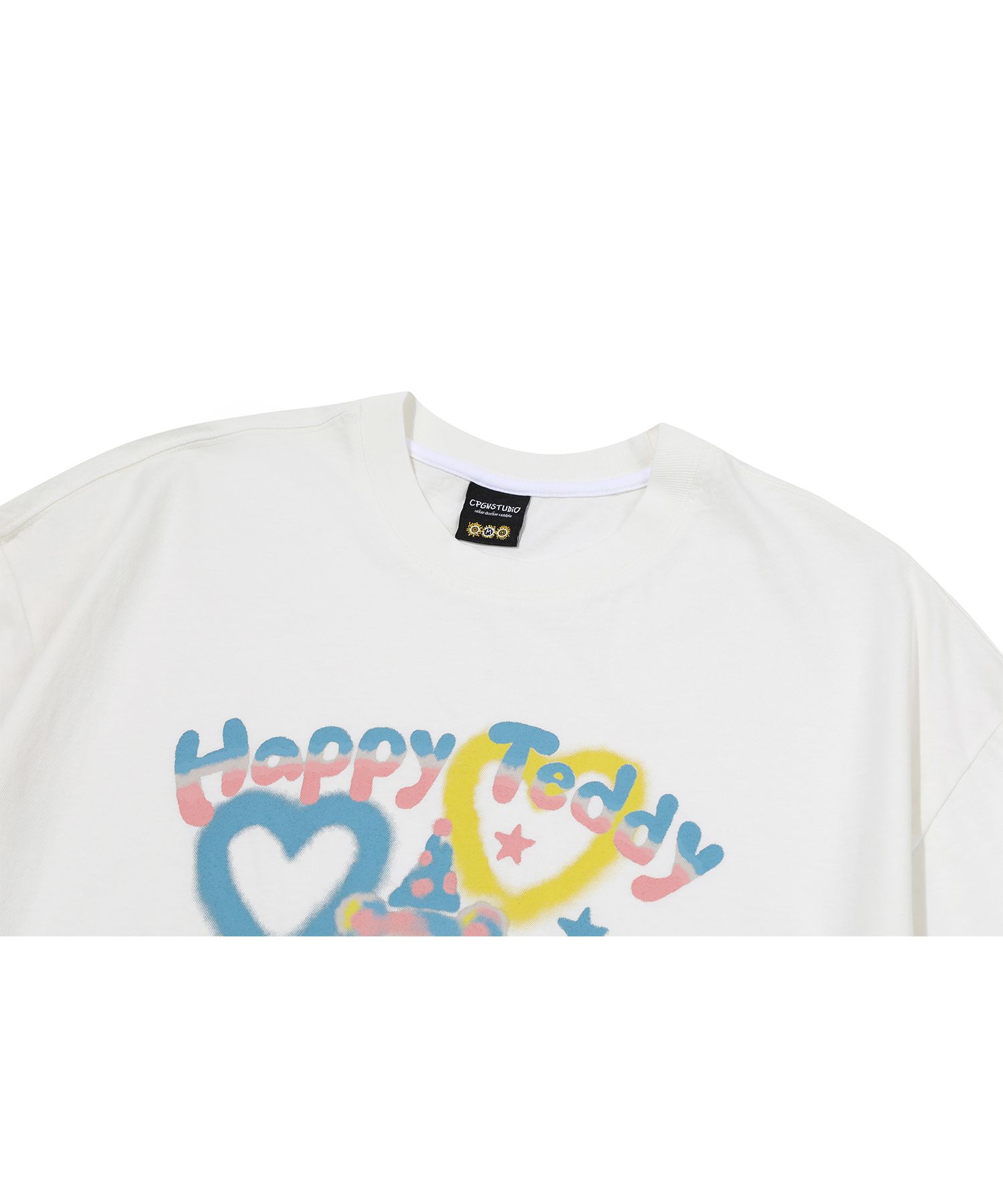 MUSINSA | CPGN STUDIO Blush Teddy Short Sleeve T-shirt Star