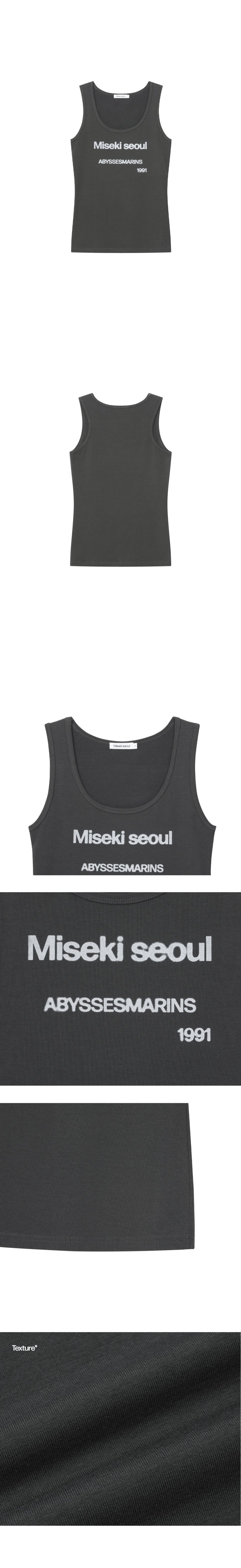 ★ MISEKI SEOUL★ Abyssesmarins relax sleeveless CHARCOAL M MUSINSA | MISEKI SEOUL Abyssesmarins relax sleeveless CHARCOAL