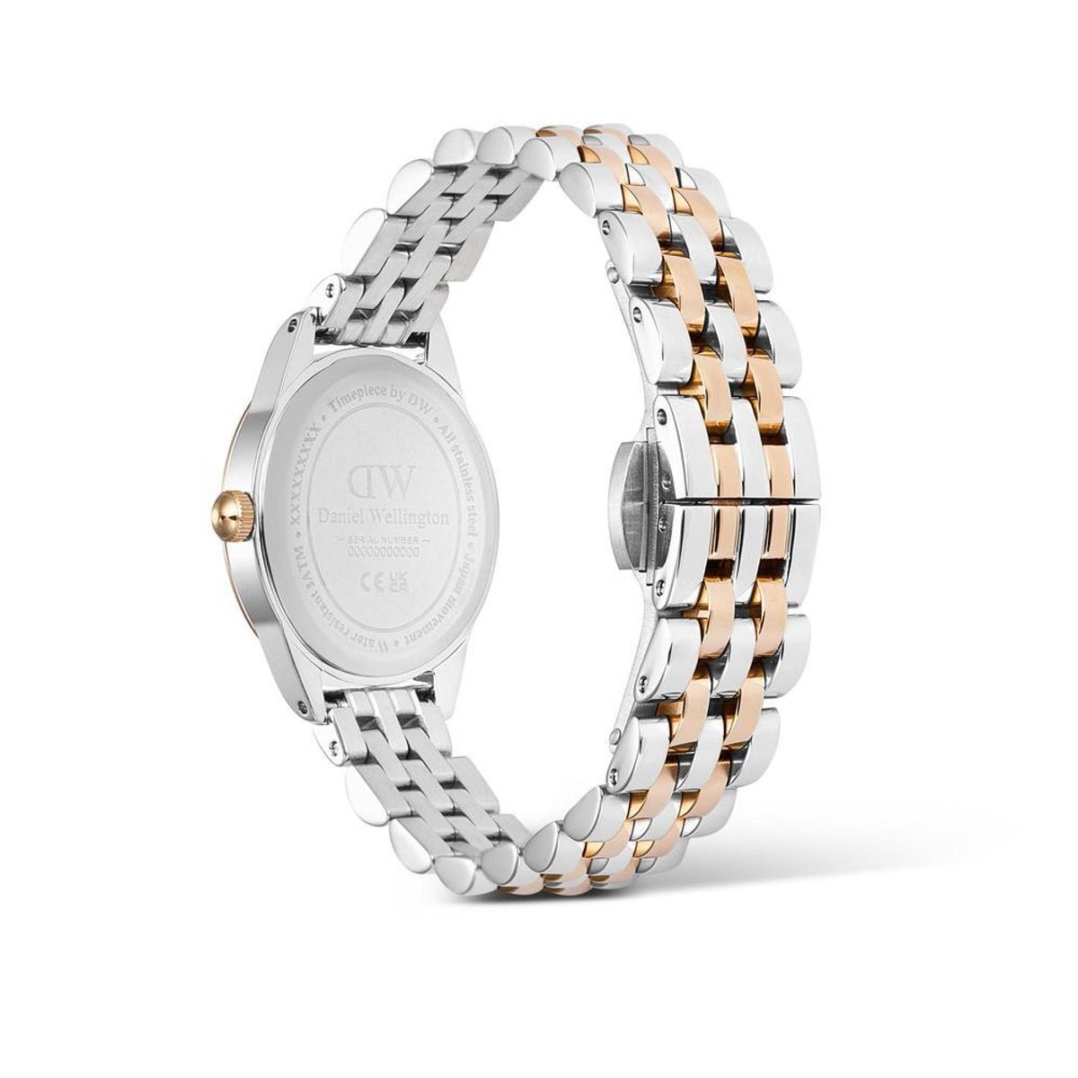 다니엘 웰링턴(DANIEL WELLINGTON) OPHELIA MINI TWO-TONE 실버+로즈골드 콤비 데일리 워치