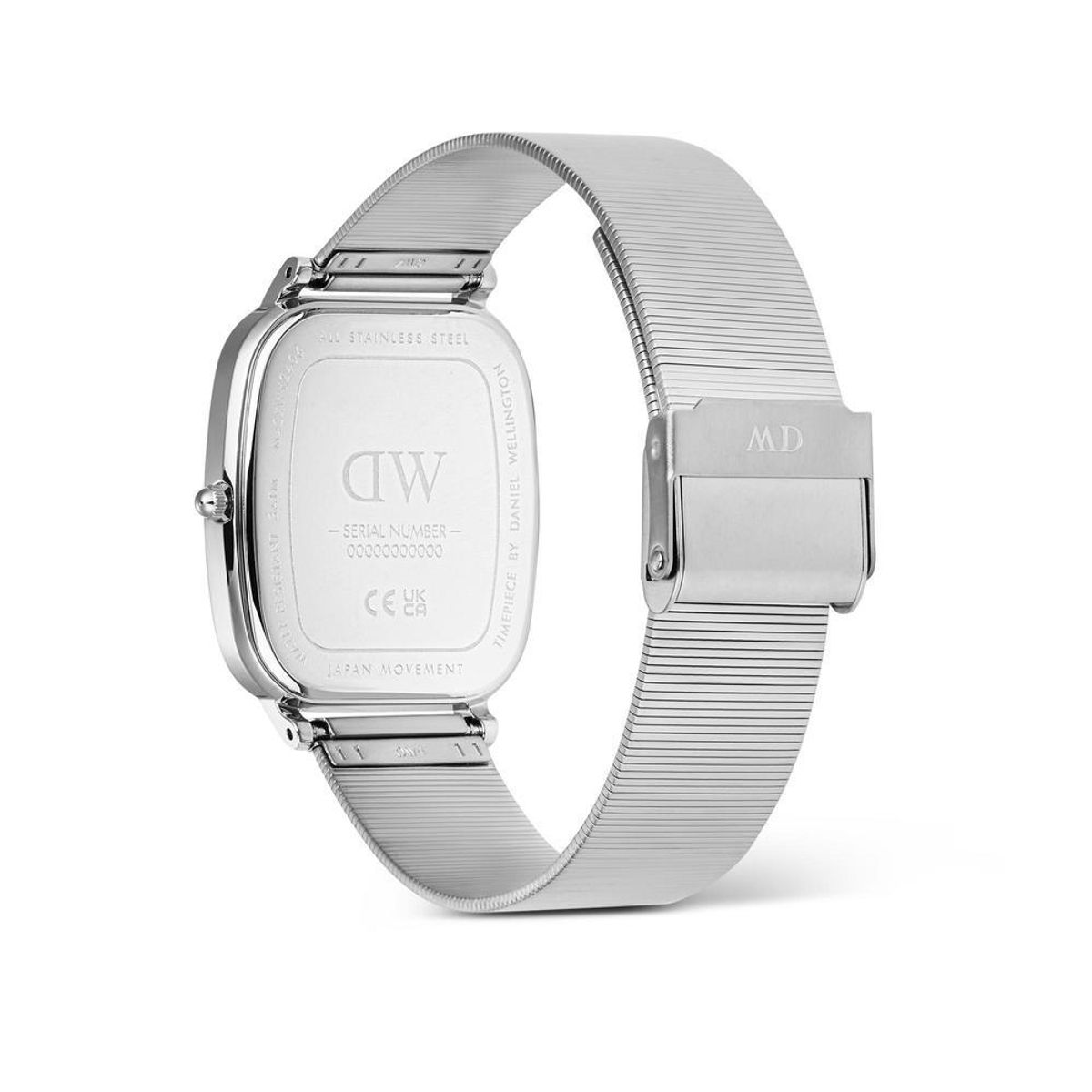 다니엘 웰링턴(DANIEL WELLINGTON) MARLON LINEN 빈티지 실버 와이어 메탈밴드 남자시계