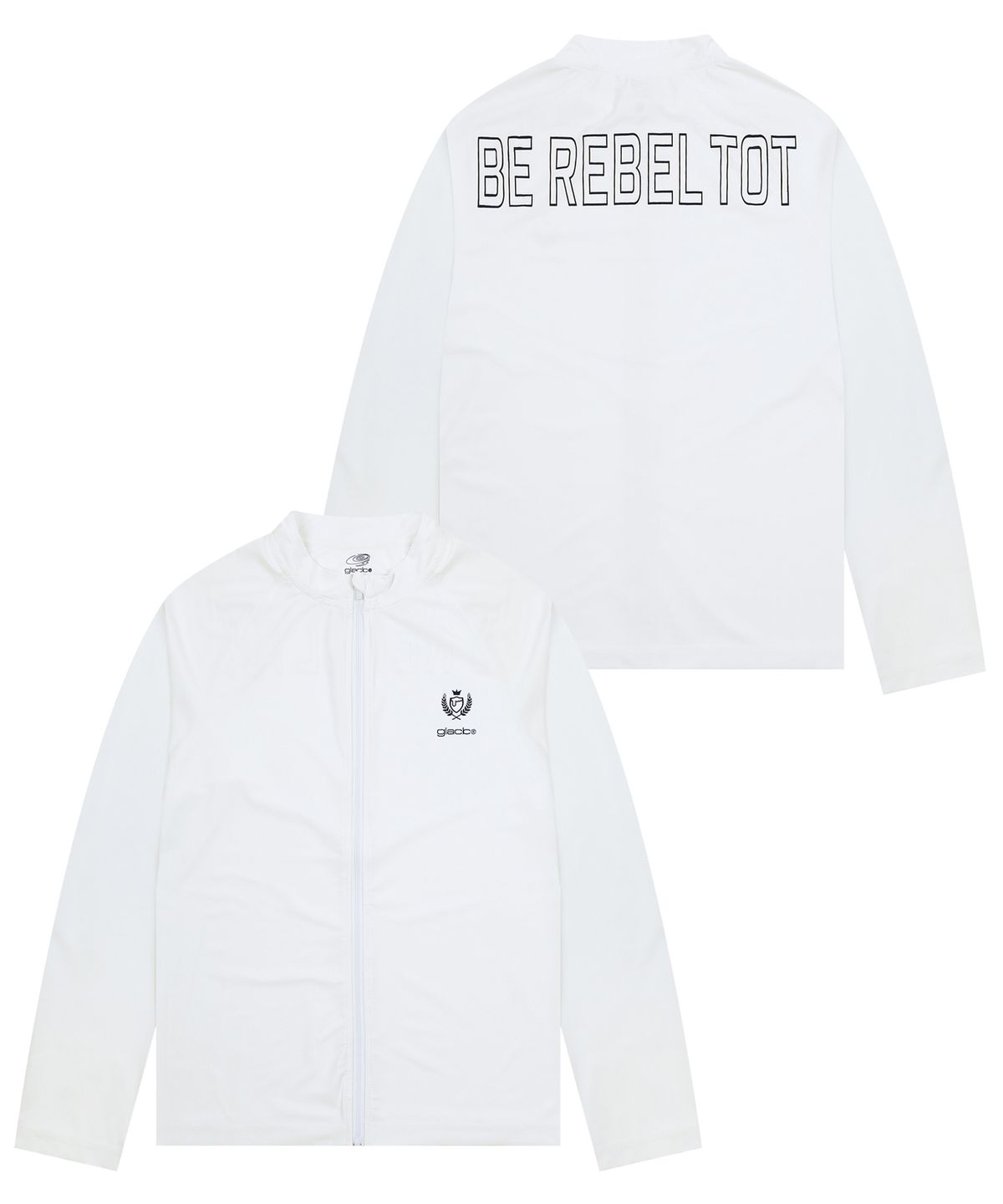 글랙(GLACK) GT143 레벨 집업 래쉬가드 (WHITE)