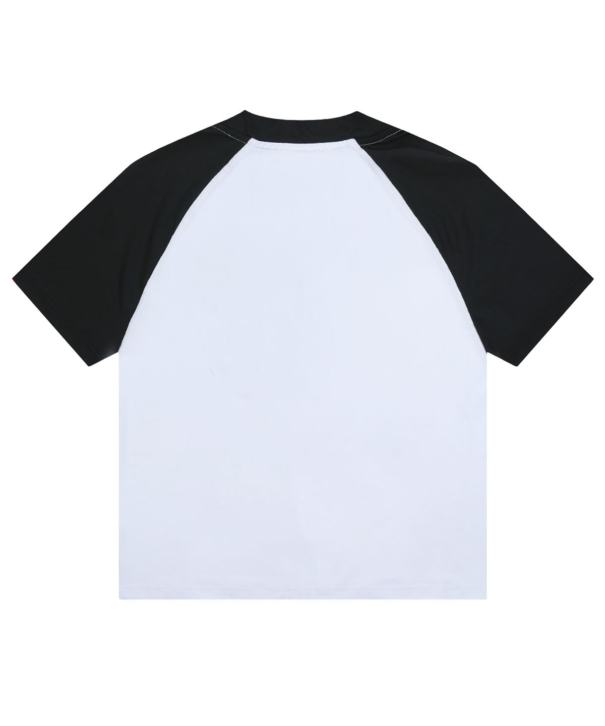 글랙(GLACK) GT145 러기지 라벨 그래픽 반팔 래쉬가드 (WHITE/BLACK)