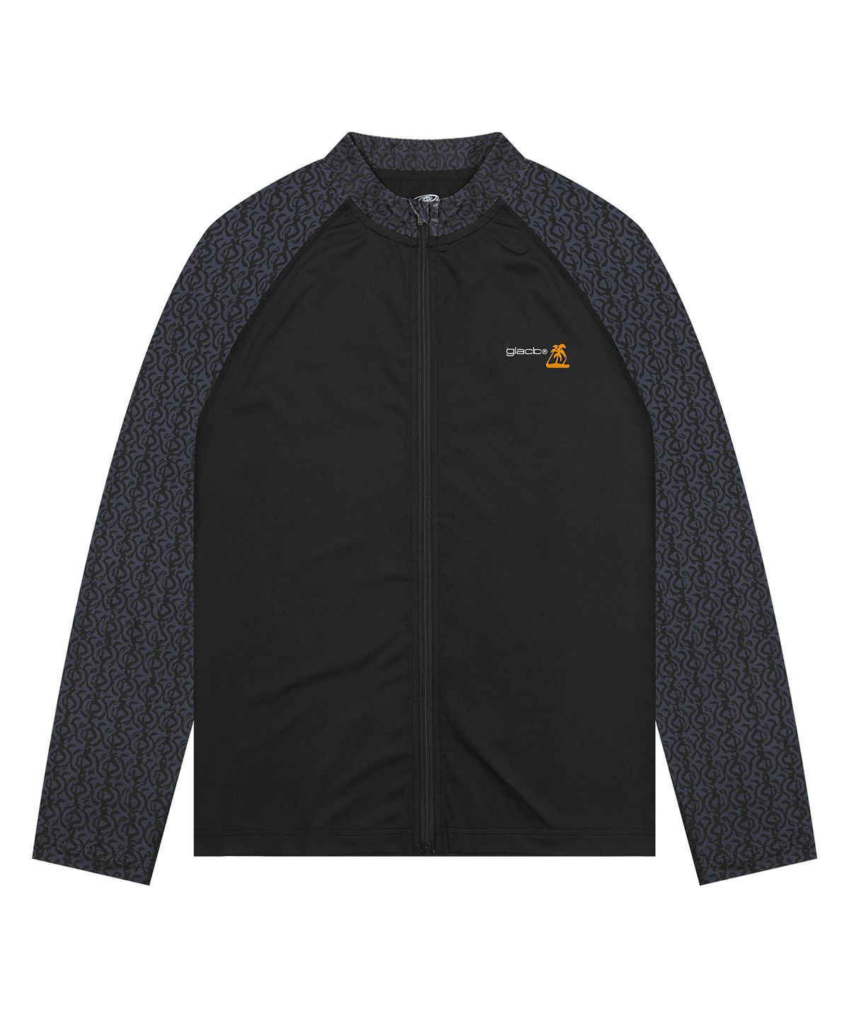 글랙(GLACK) GT146 네이티브 패턴 집업 래쉬가드 (BLACK)