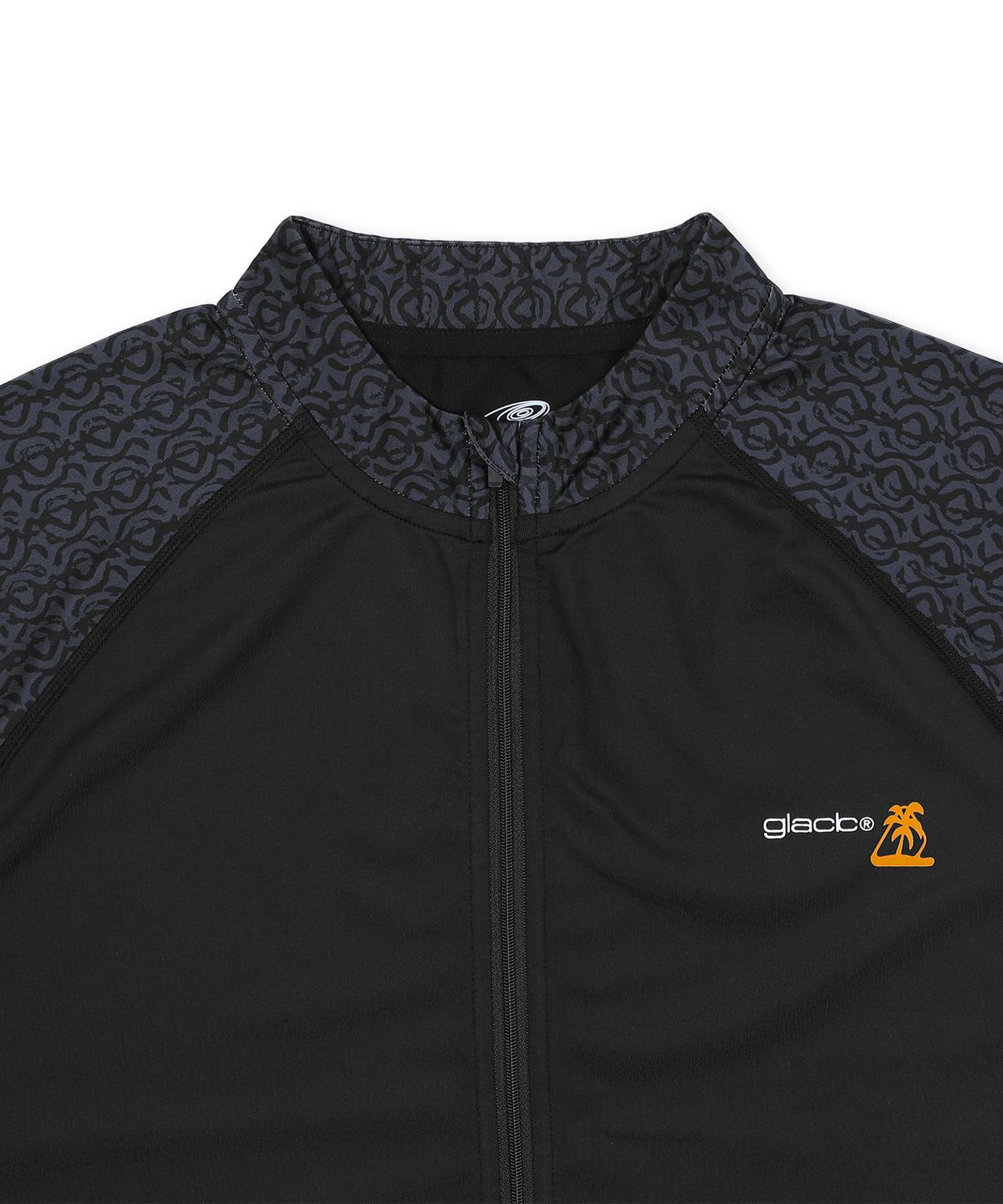 글랙(GLACK) GT146 네이티브 패턴 집업 래쉬가드 (BLACK)