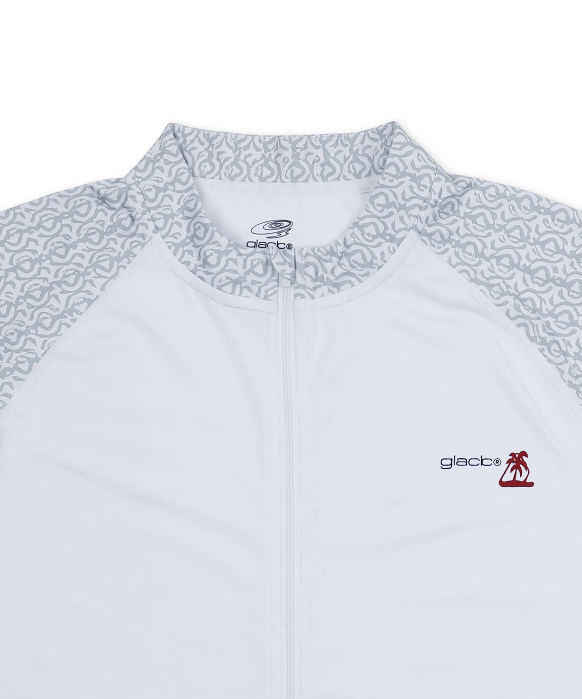 글랙(GLACK) GT146 네이티브 패턴 집업 래쉬가드 (WHITE)