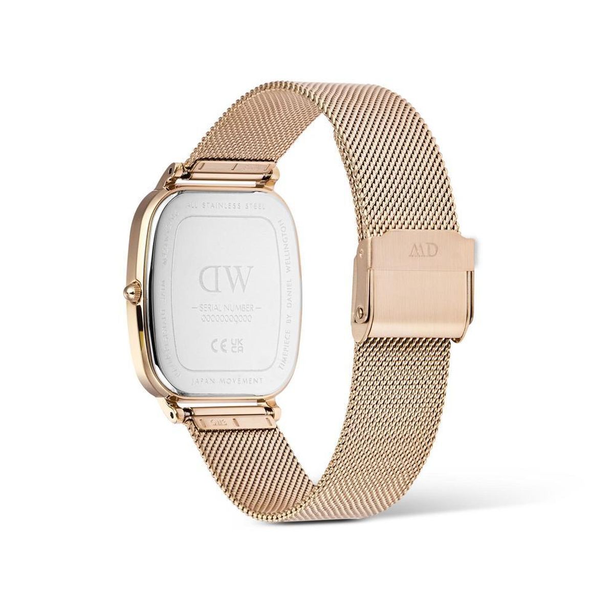 다니엘 웰링턴(DANIEL WELLINGTON) MARLON MELROSE LINEN 로즈골드 메시 손목시계