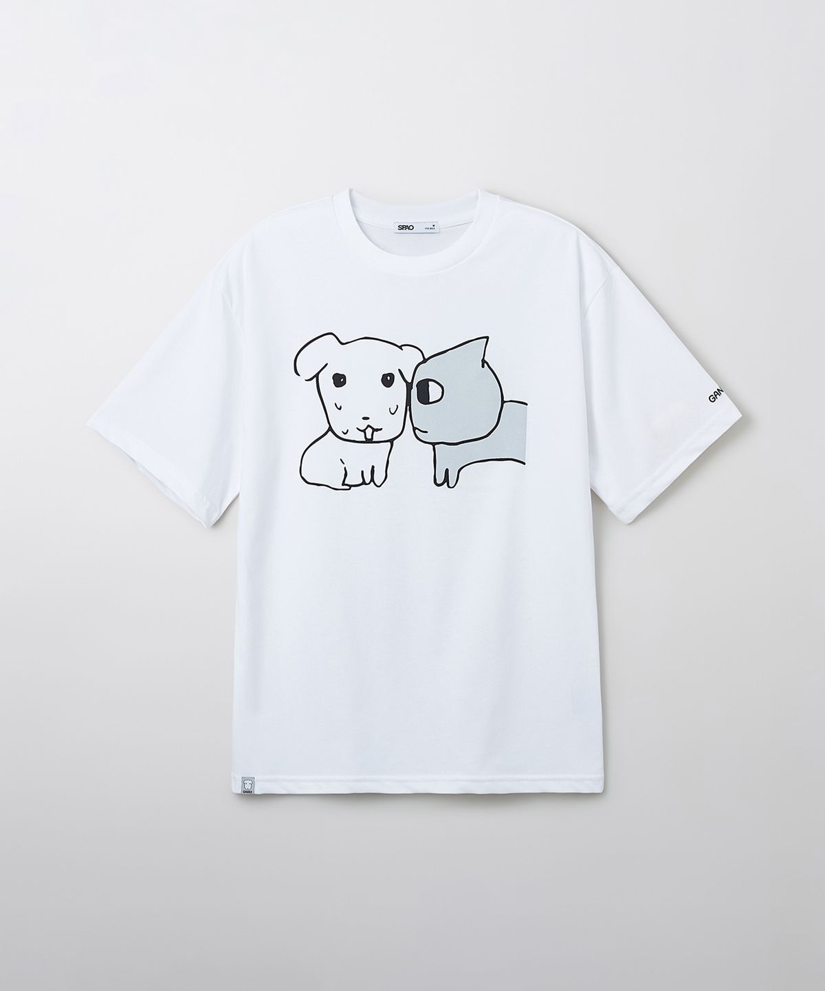 스파오(SPAO) [가나디] 반팔 티셔츠(GRAY)_SPRLF38U02