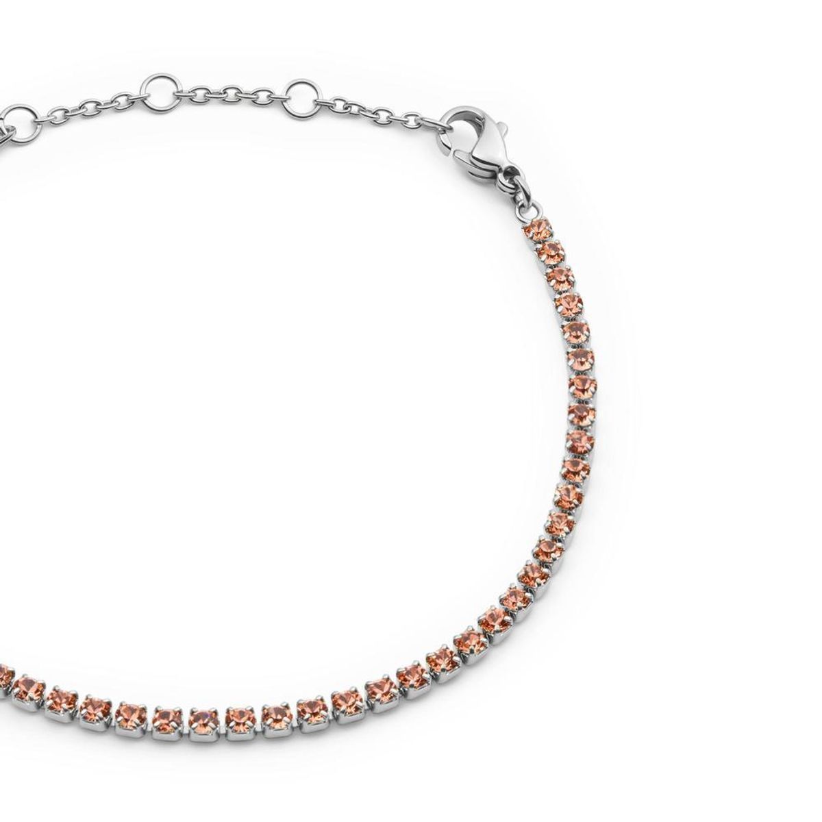 다니엘 웰링턴(DANIEL WELLINGTON) CLASSIC TENNIS BRACELET APRICOT 테니스 큐빅팔찌