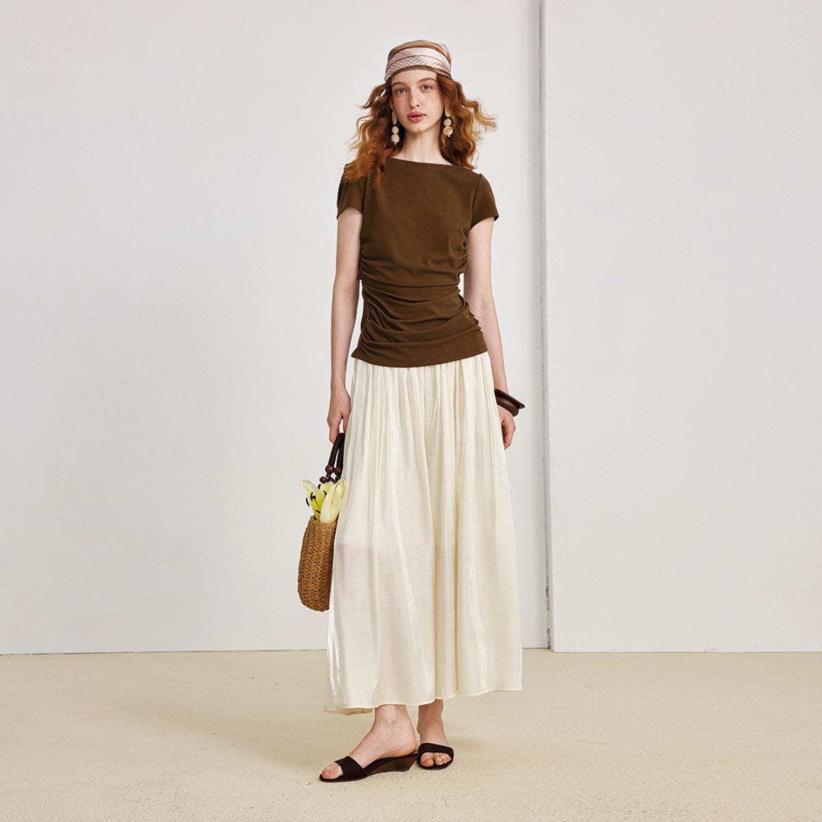 와이와이아이엠(YYIAM) YY_Mermaid a-line skirt_2color
