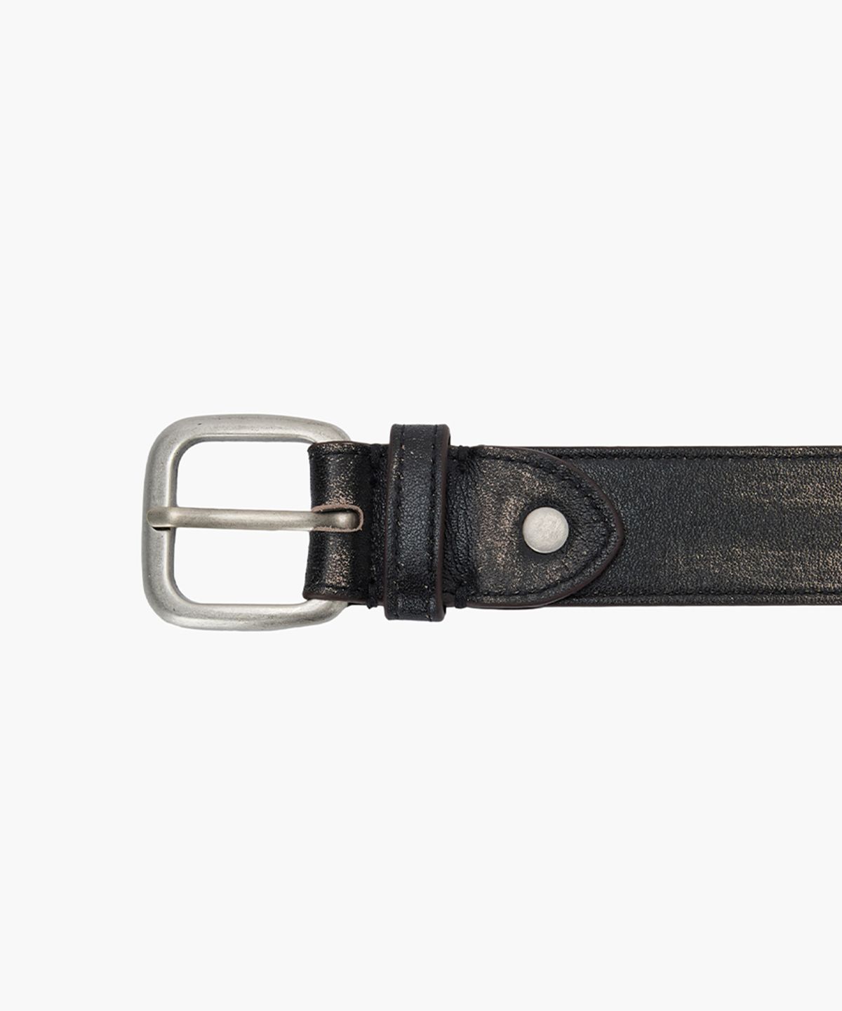 마지셔우드(MARGESHERWOOD) RING TWO TONE LEATHER BELT_coffee