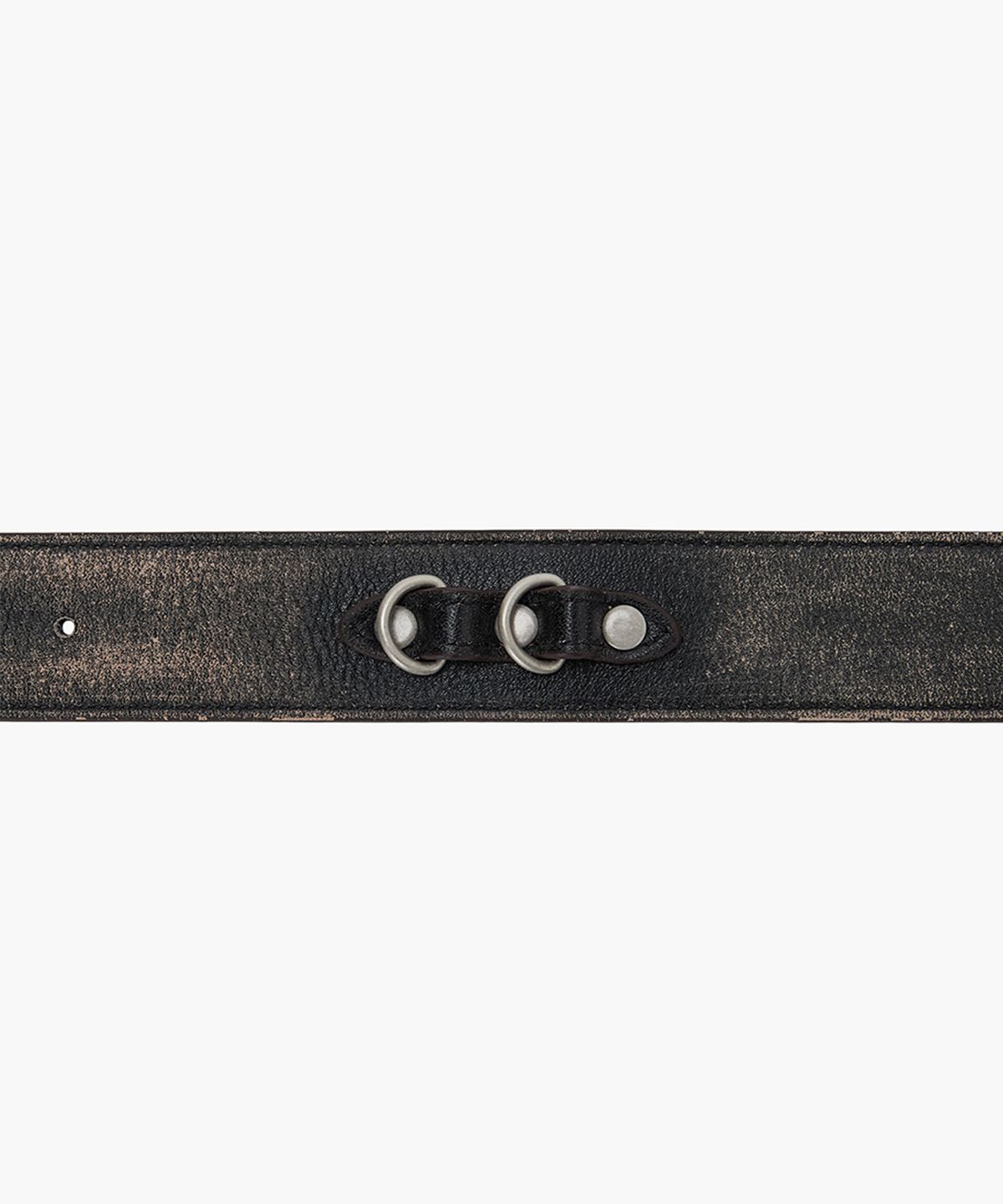 마지셔우드(MARGESHERWOOD) RING TWO TONE LEATHER BELT_coffee