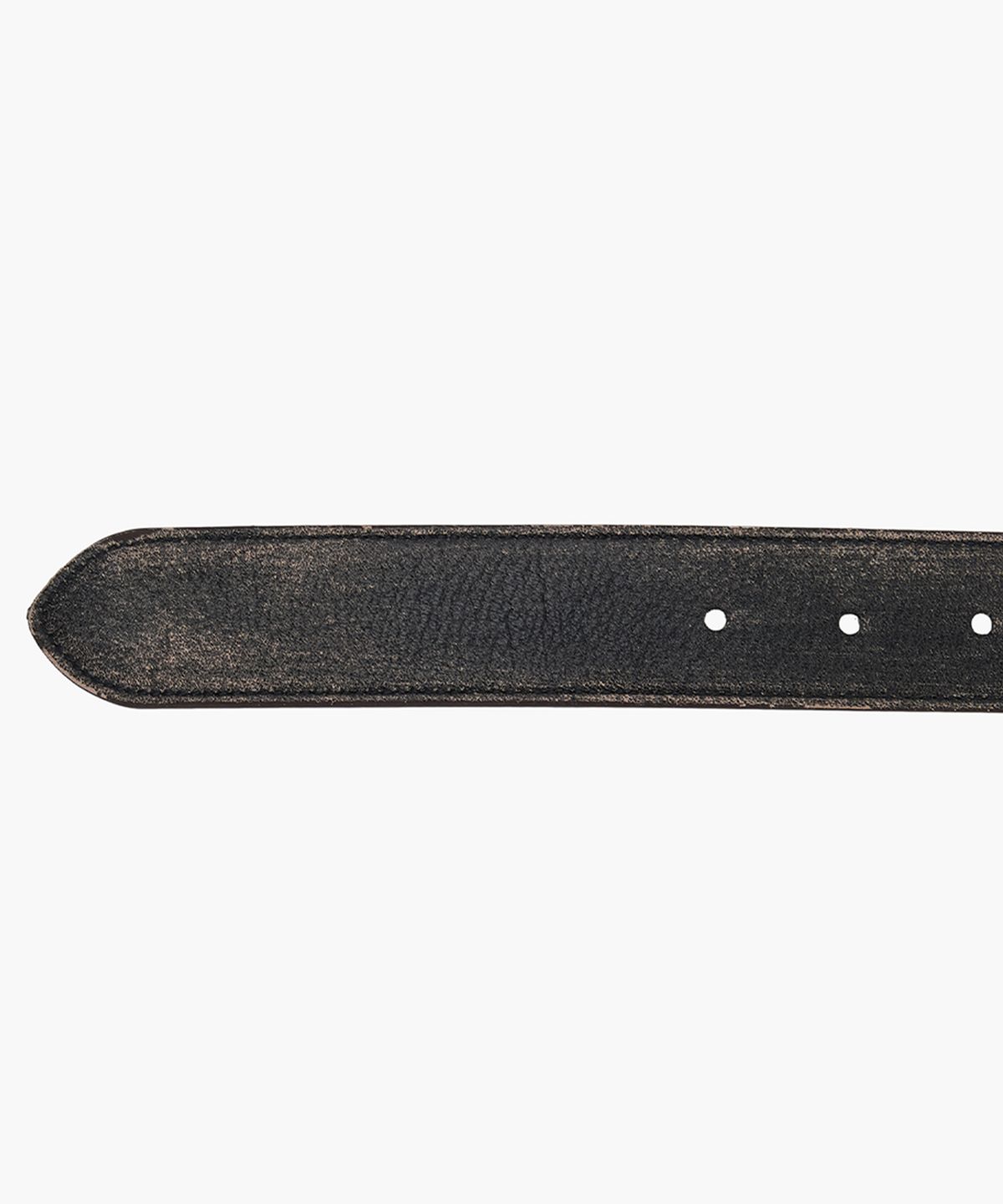 마지셔우드(MARGESHERWOOD) RING TWO TONE LEATHER BELT_coffee