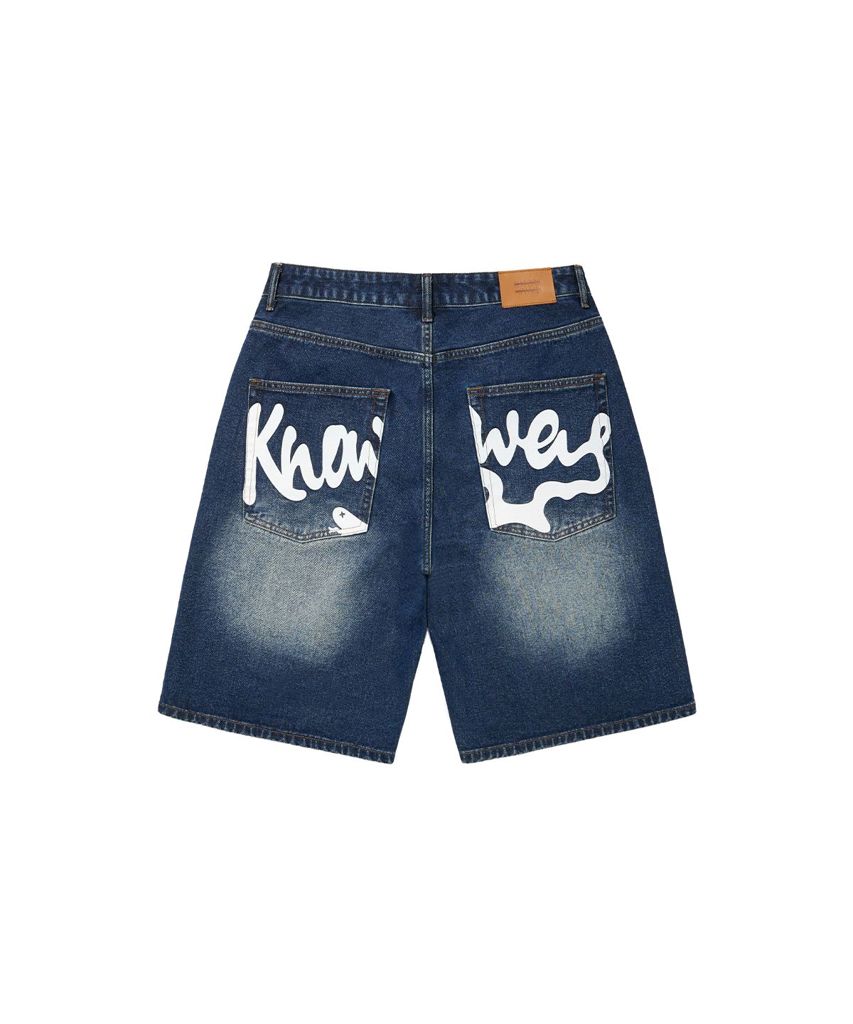 노우웨이브(KNOW WAVE) KNOW WAVE SNAKE BERMUDA PANTS KNB25001IDG (INDIGO BLUE)