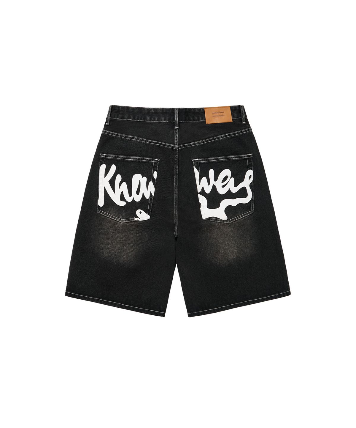 노우웨이브(KNOW WAVE) KNOW WAVE SNAKE BERMUDA PANTS KNB25001BLK (BLACK)