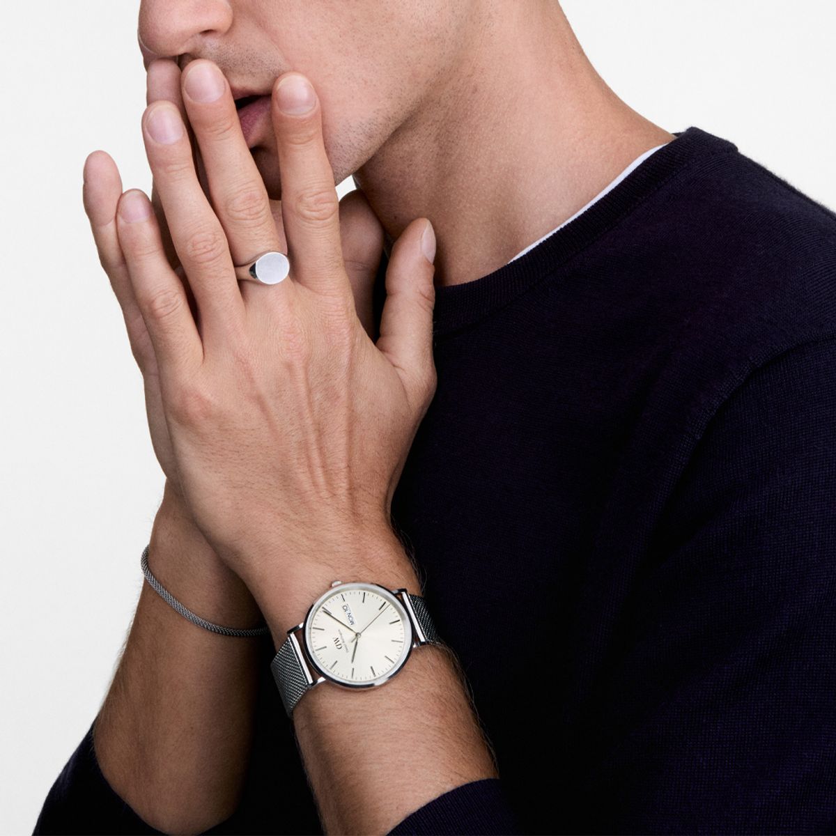 다니엘 웰링턴(DANIEL WELLINGTON) CLASSIC SIGNET RING 2컬러 심플 커플링 볼드링 시그넷 반지