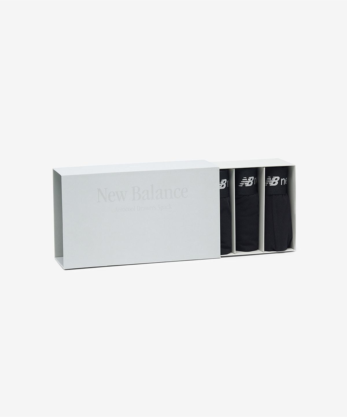 뉴발란스(NEW BALANCE) NBXDFA502M / MEN 블랙 코어 에어로쿨 드로즈 5PACK (BLACK)