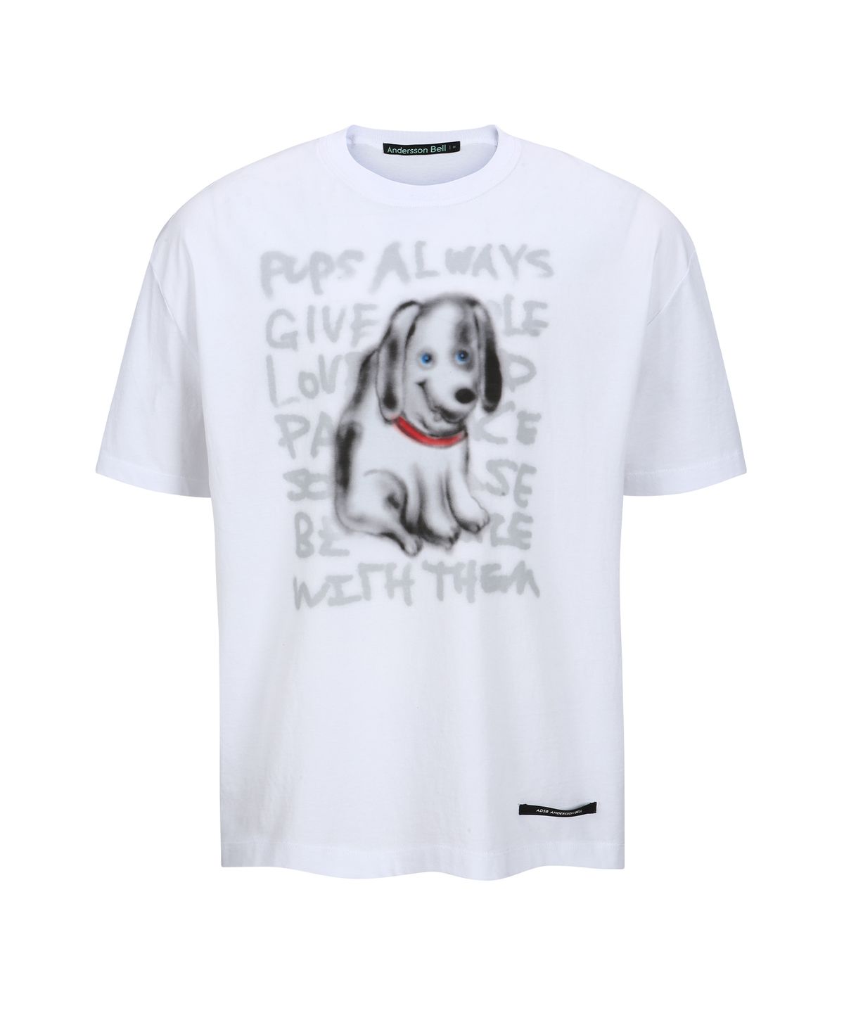 앤더슨벨(ADSB ANDERSSON BELL) (에센셜) 유니섹스 퍼피 티셔츠 atb1409u(WHITE)