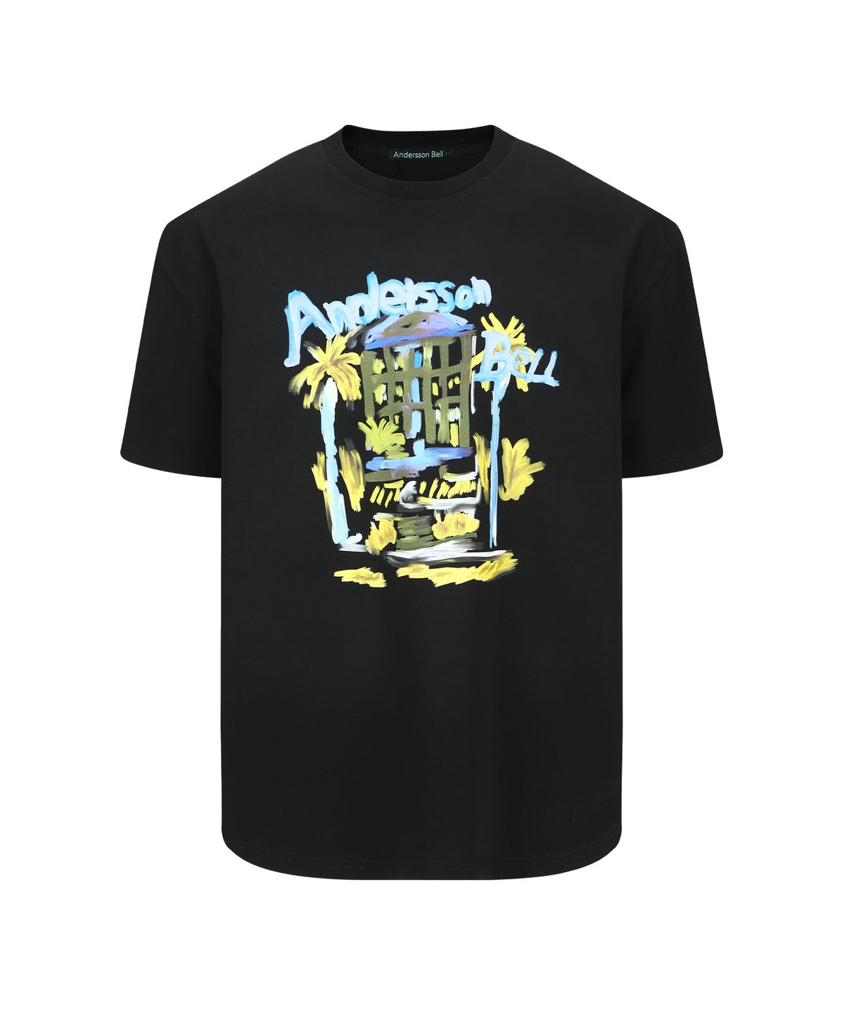 앤더슨벨(ADSB ANDERSSON BELL) (에센셜) 유니섹스 팜트리 리조트 티셔츠 atb1408u(BLACK)